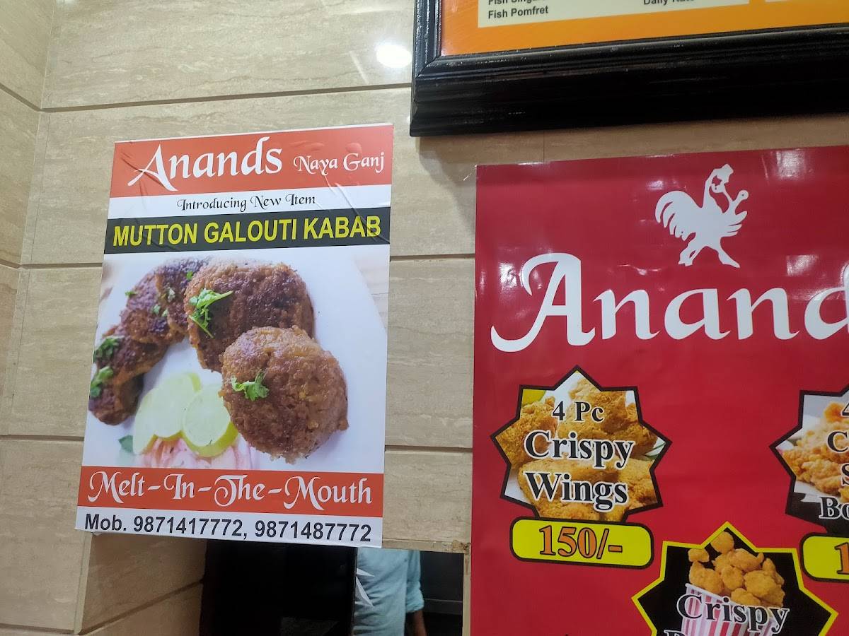 ANAND CHICKEN (NAYA GANJ) menu