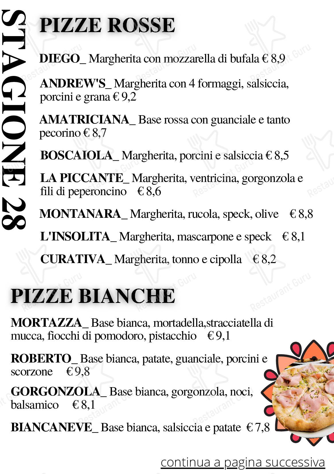 Menu di ANDREW'S PUB 