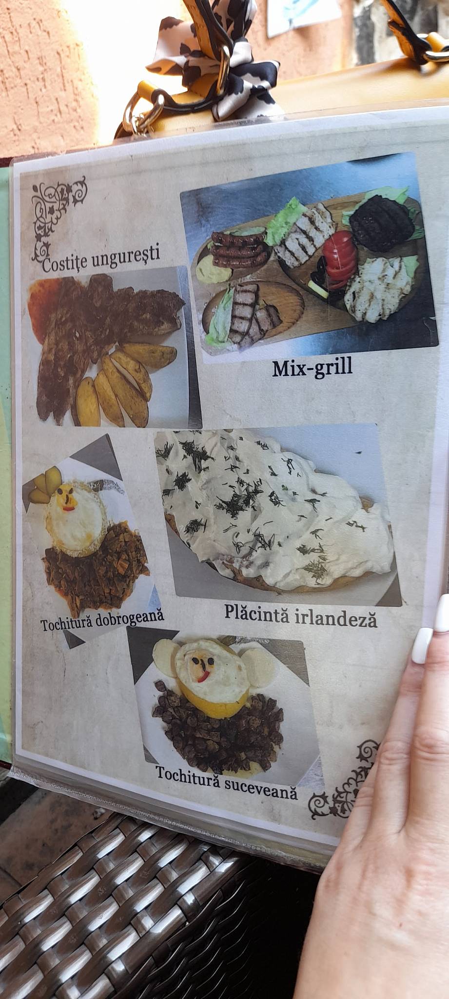Menu de Alex