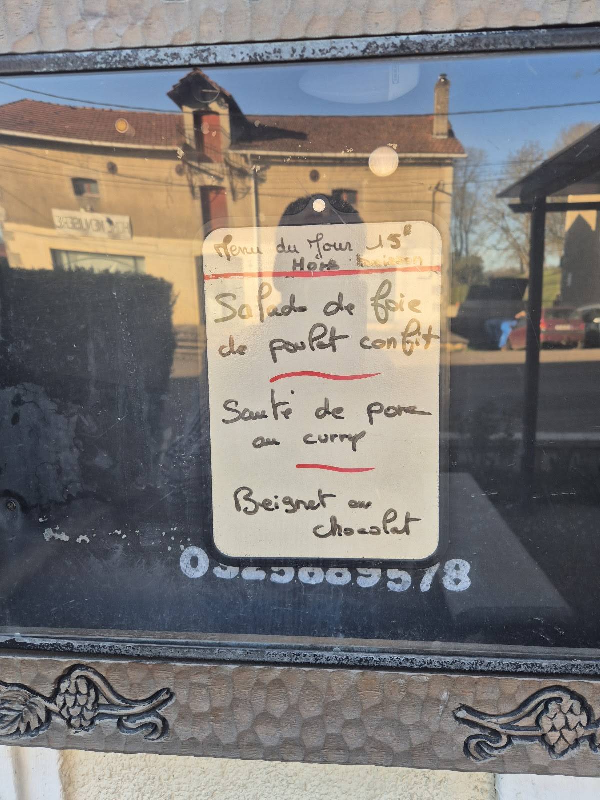 Menu de Aux Sources de la Meuse