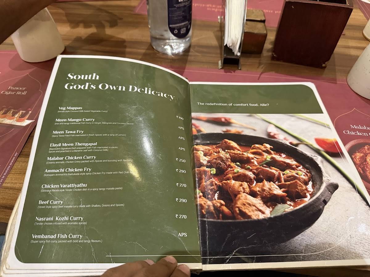 BayRoute Bistro menu