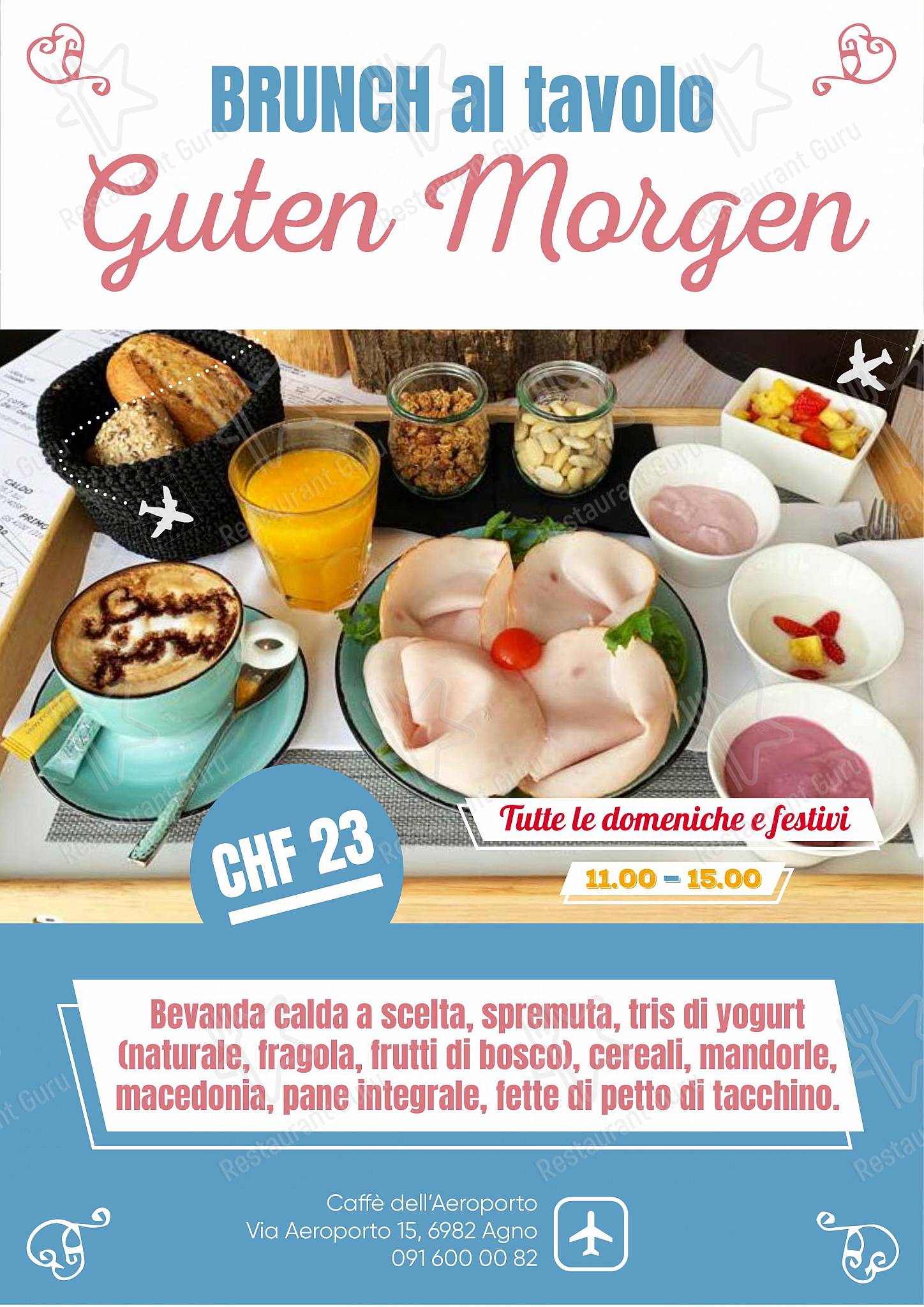 Крафт меню per Caffè dell'Aereoporto ristorante