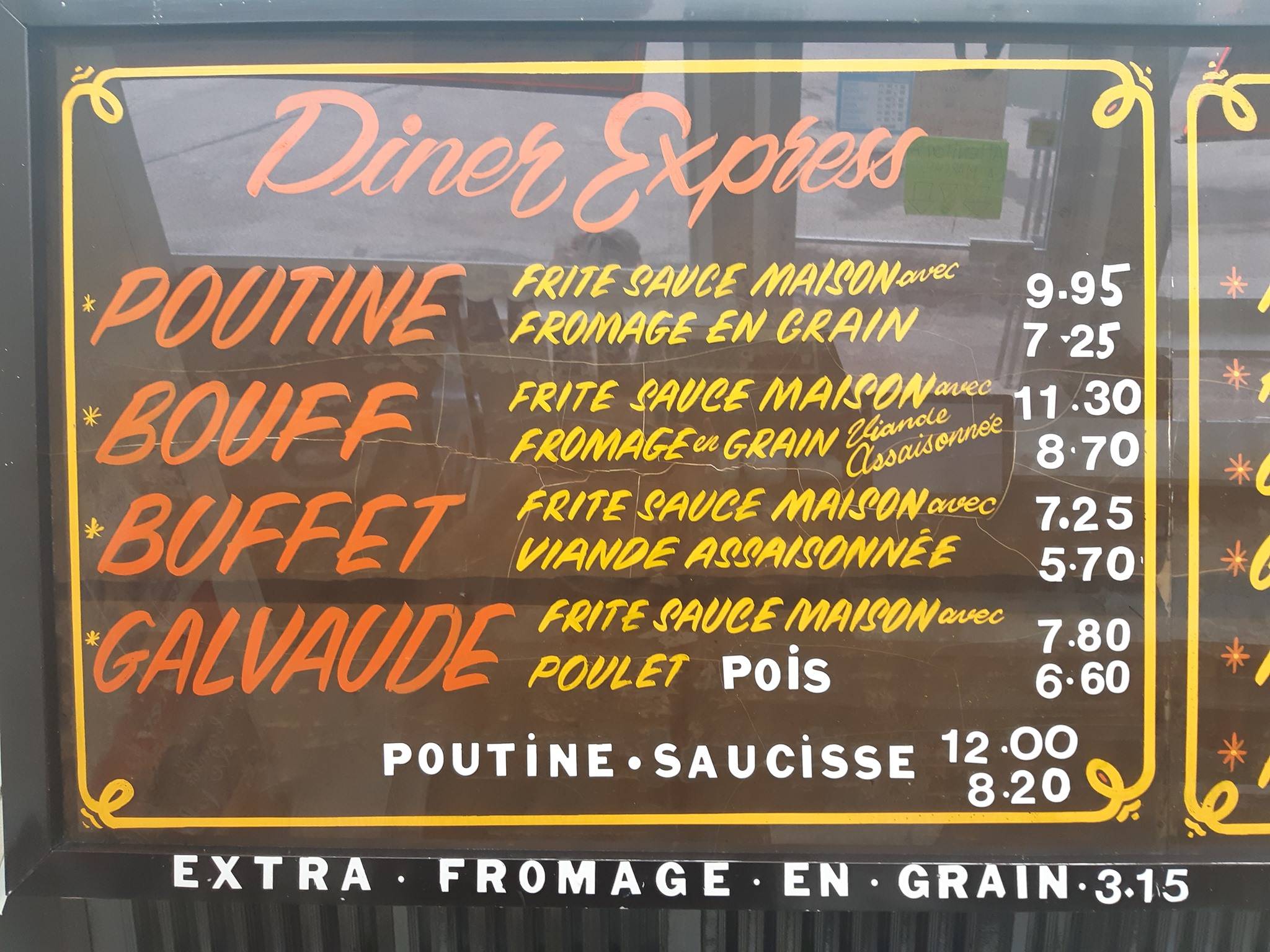 Menu Au Casse Cro Te Restaurant Qu Bec Qc G J L