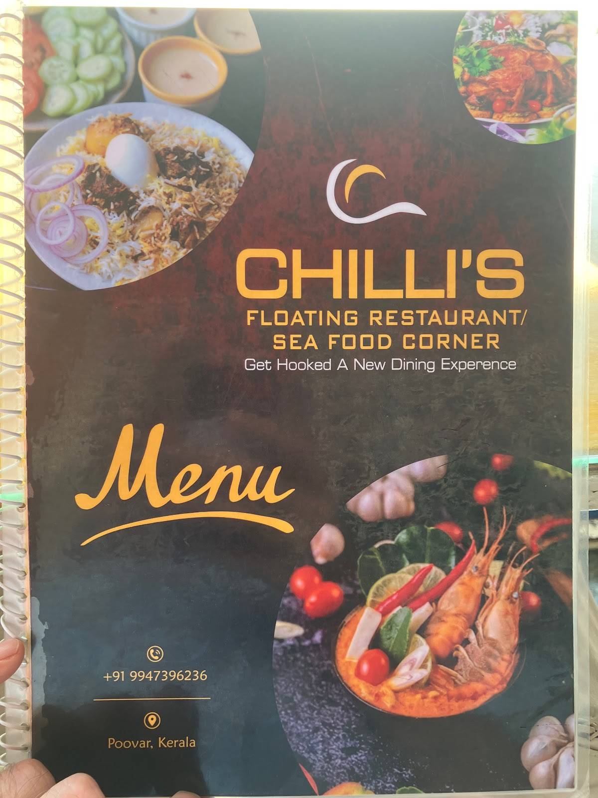 Chili’s Floating Restaurant menu