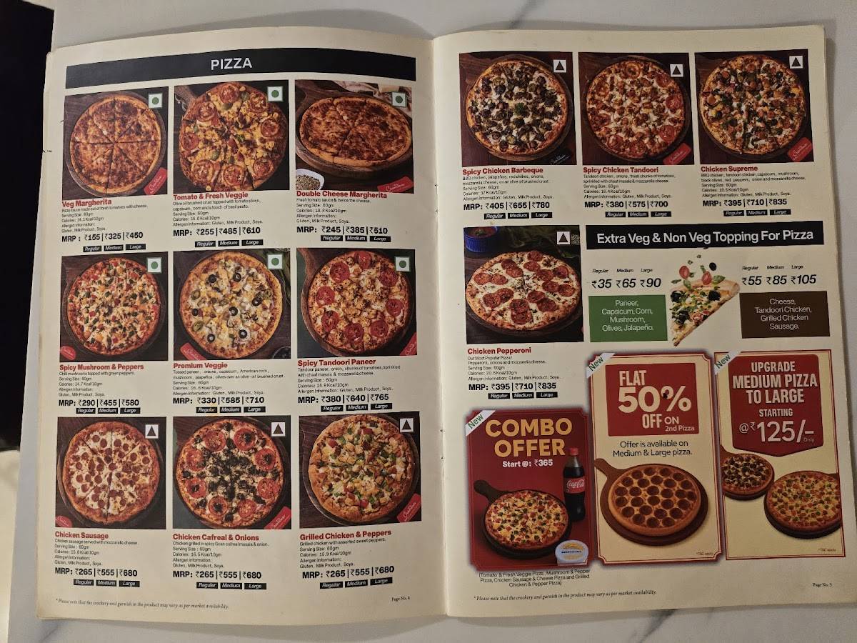 Cremeux - Mapusa menu