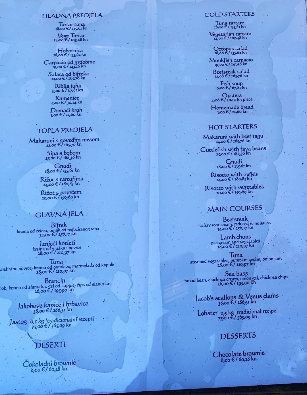 Menu di Cupido 