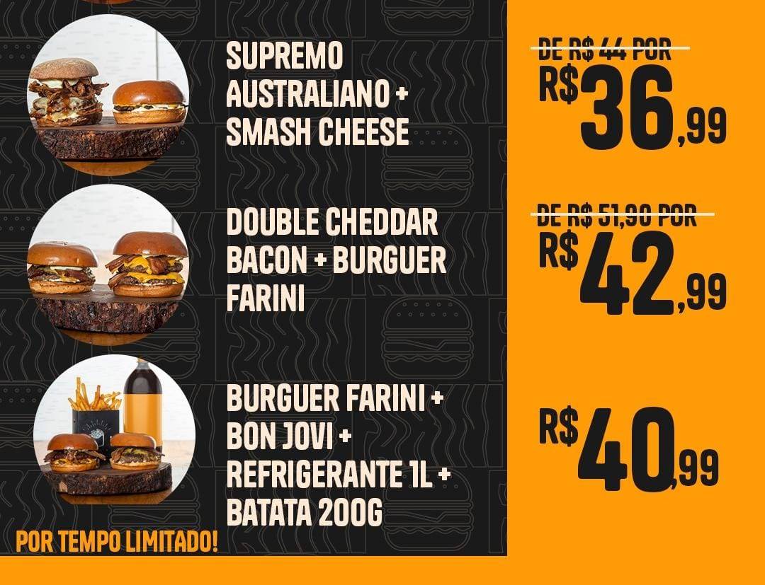 Farini pizzaria pina cardápio