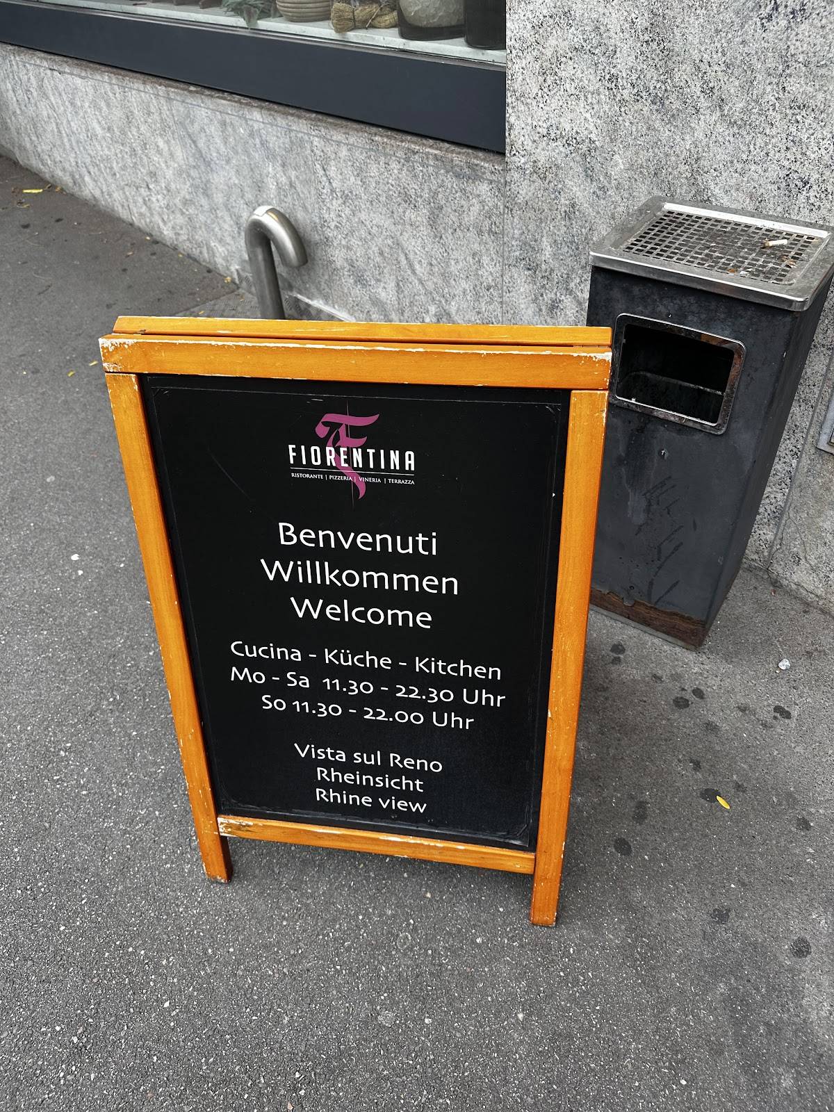 Menu di Restaurant Fiorentina Basel 