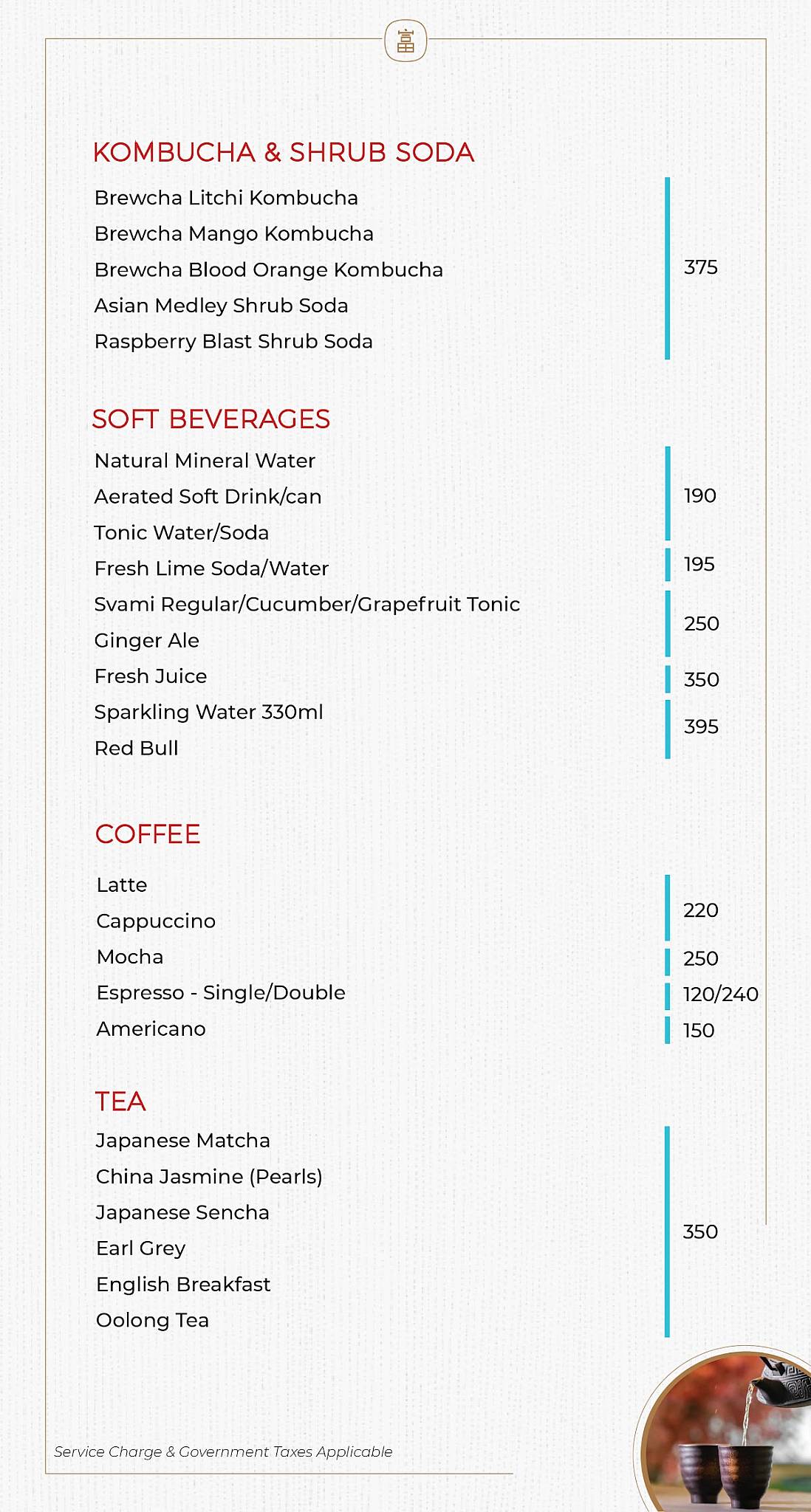 Foo Andheri menu