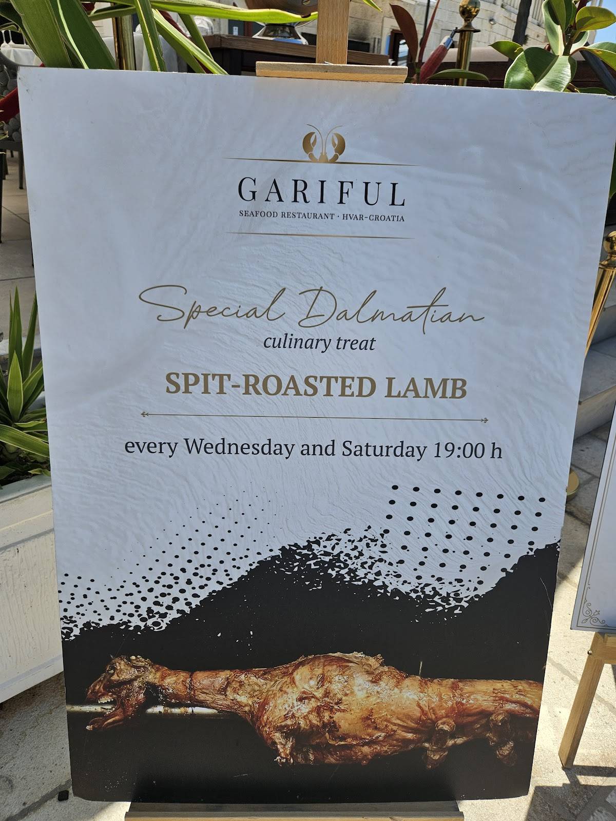 Menu di Gariful 