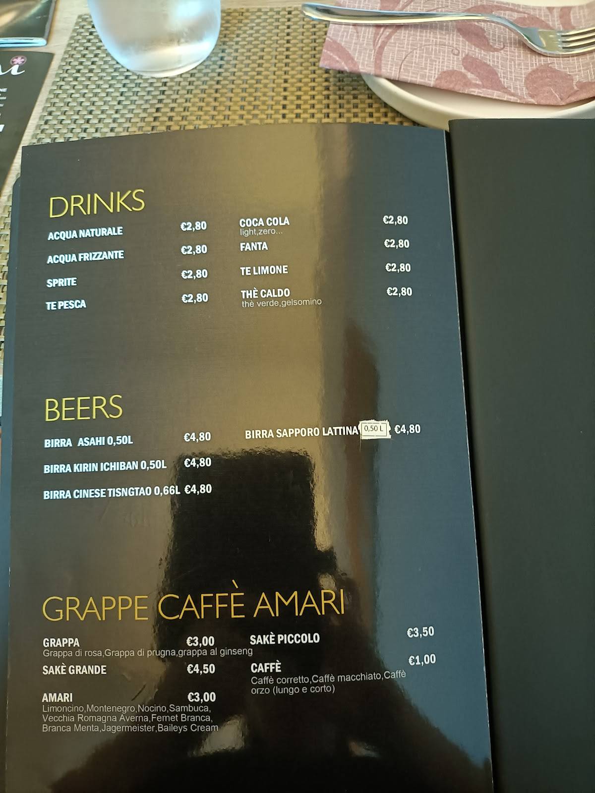 Menu di Hanami 