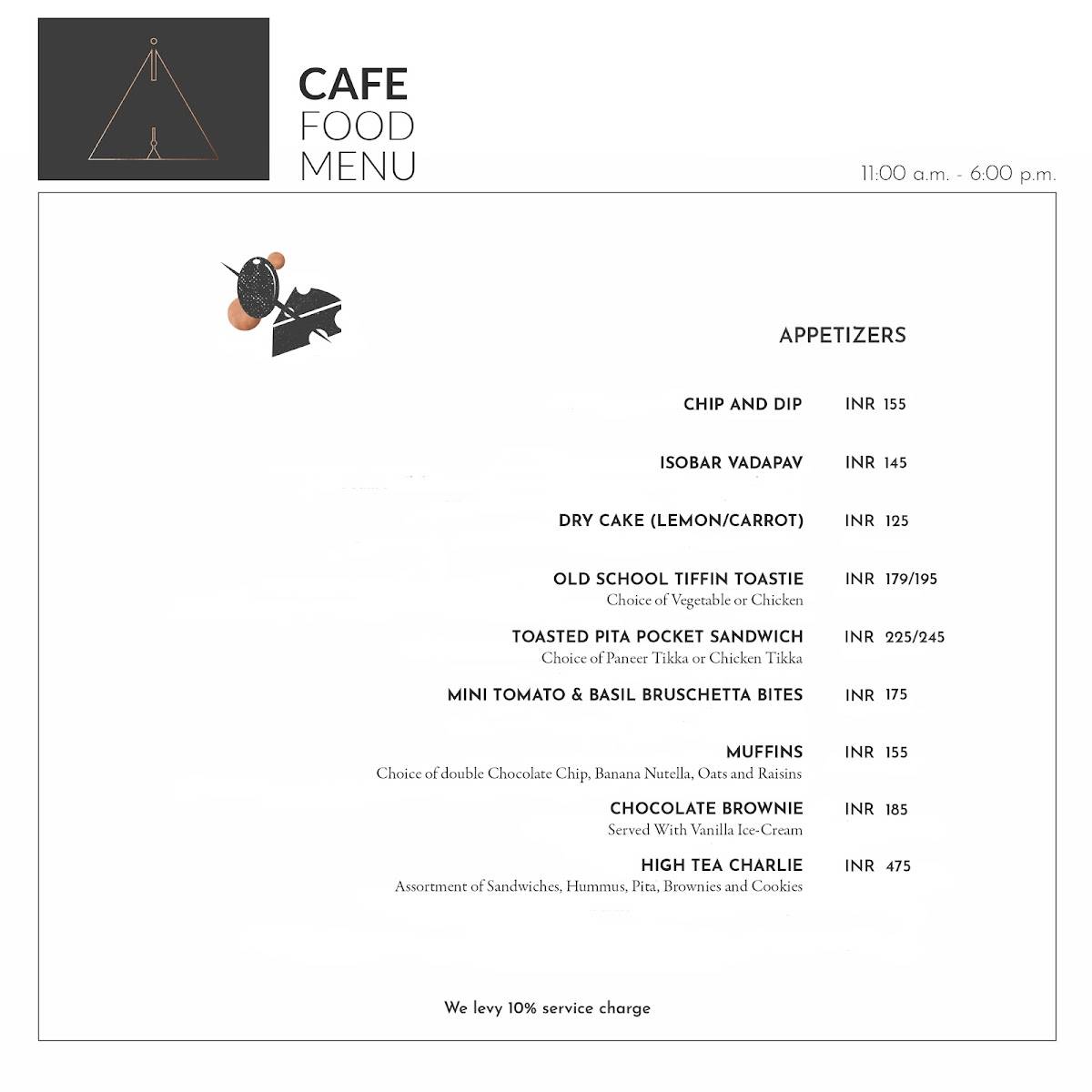 Iso Cafe & Bar menu