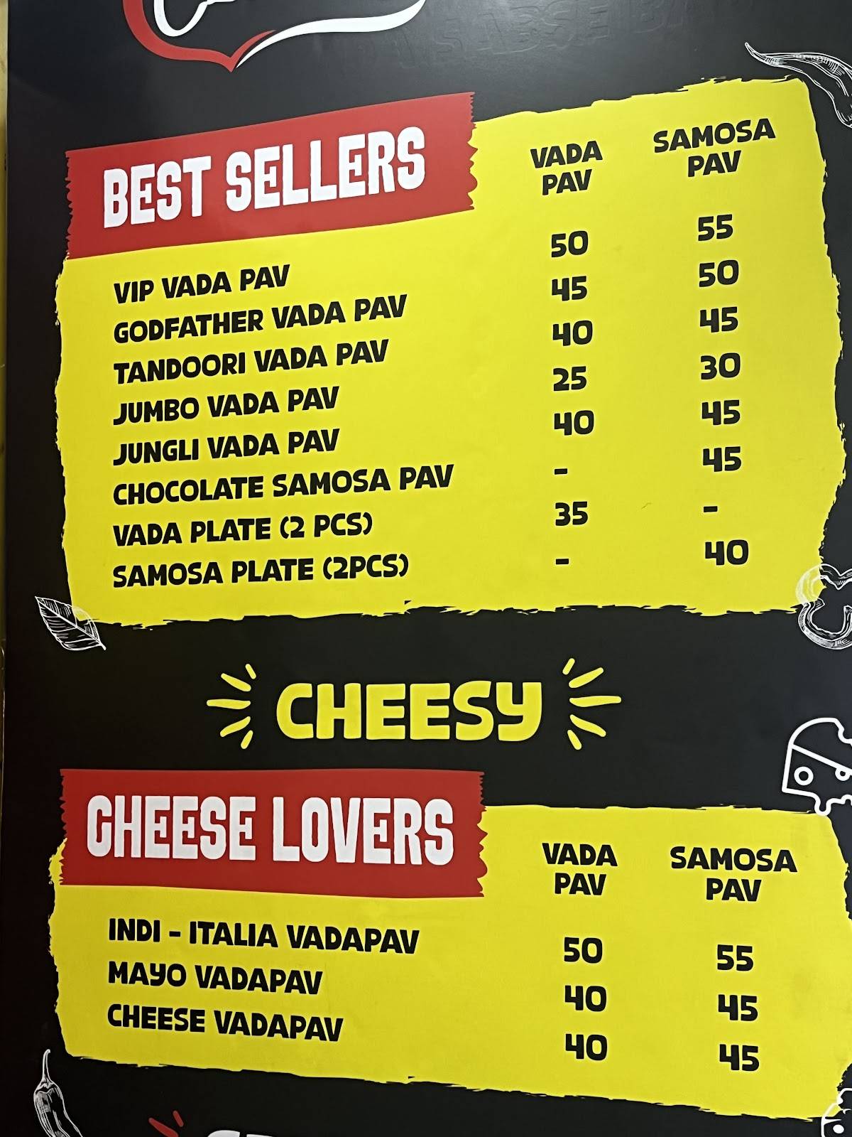 JUGAADI ADDA Rajkot menu