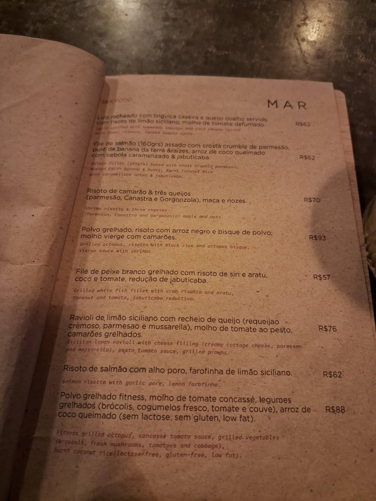 Jabú Resto & Bar cardápio