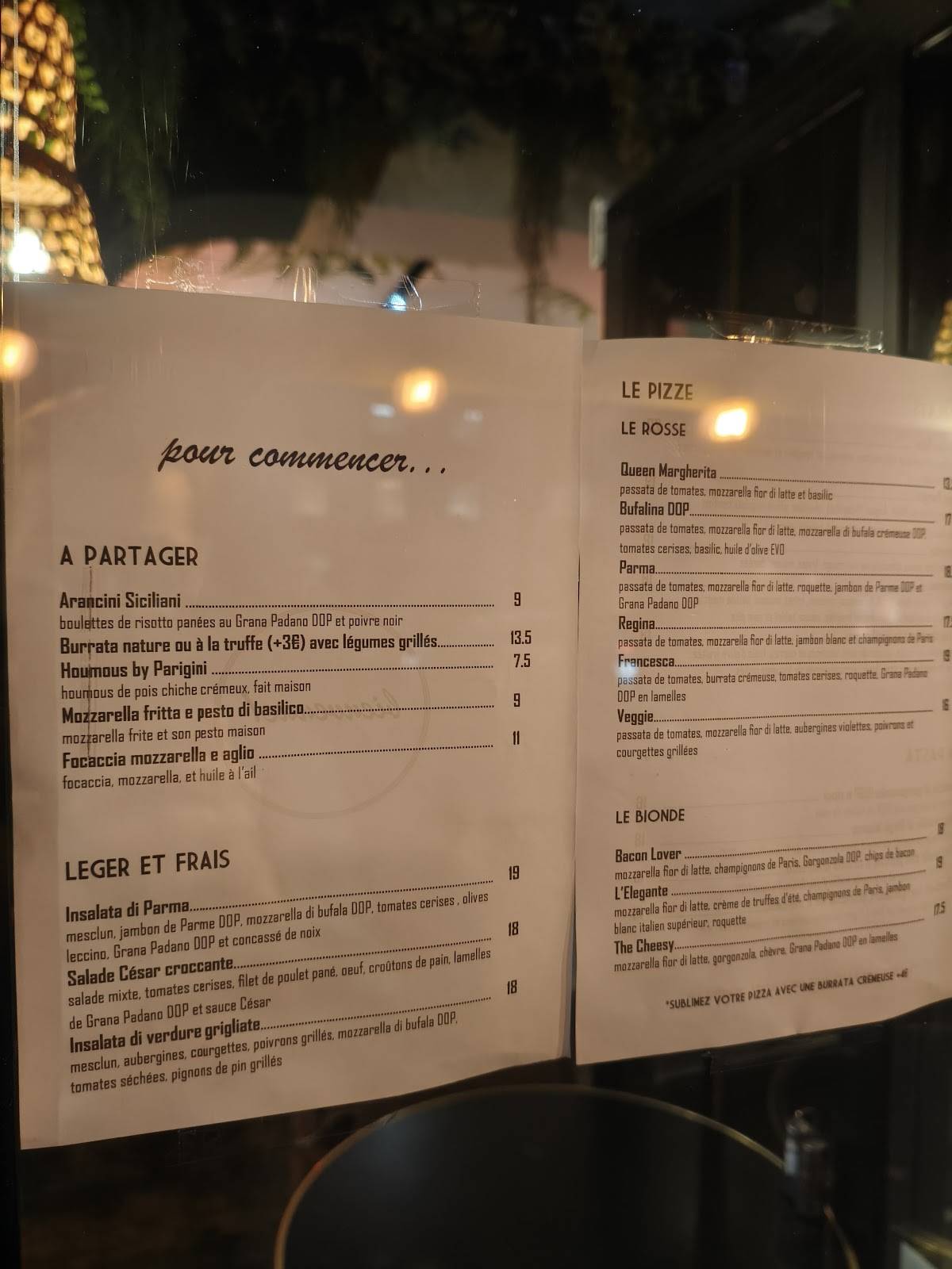 Menu de Jango