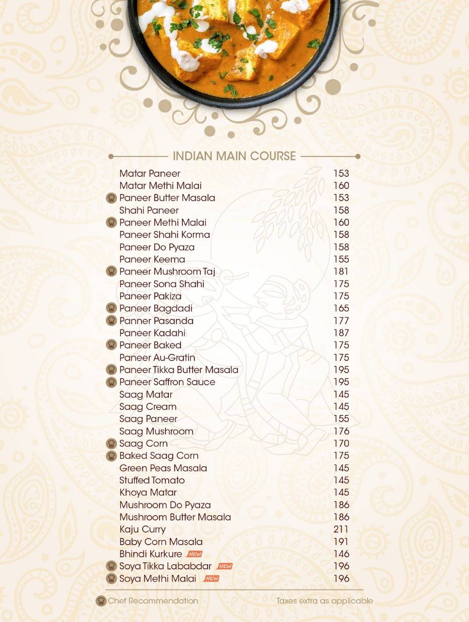 Menu at Kaveri Restaurant, Ranchi, Shop 911
