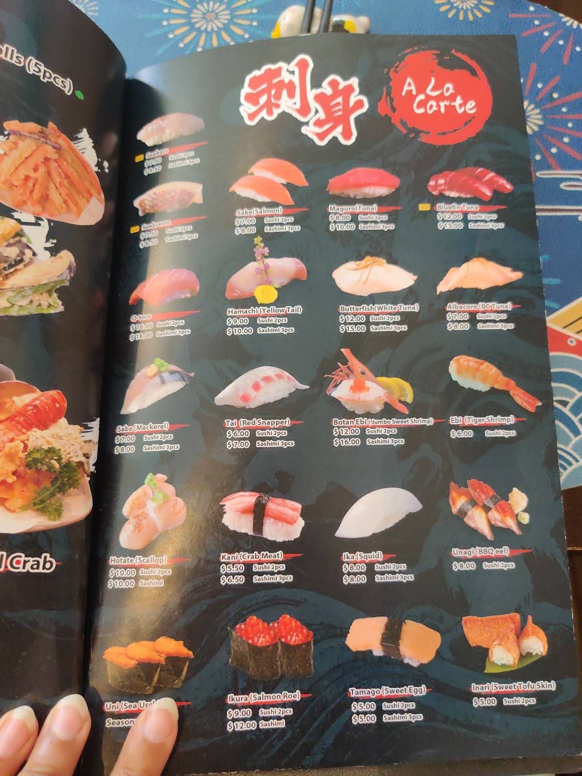 Menu de Kiyo Japanese Cuisine