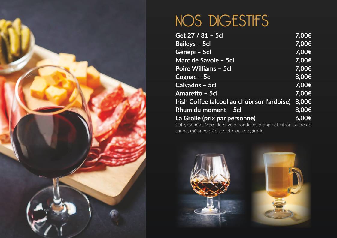 Menu de Le Ch'ti Charivari