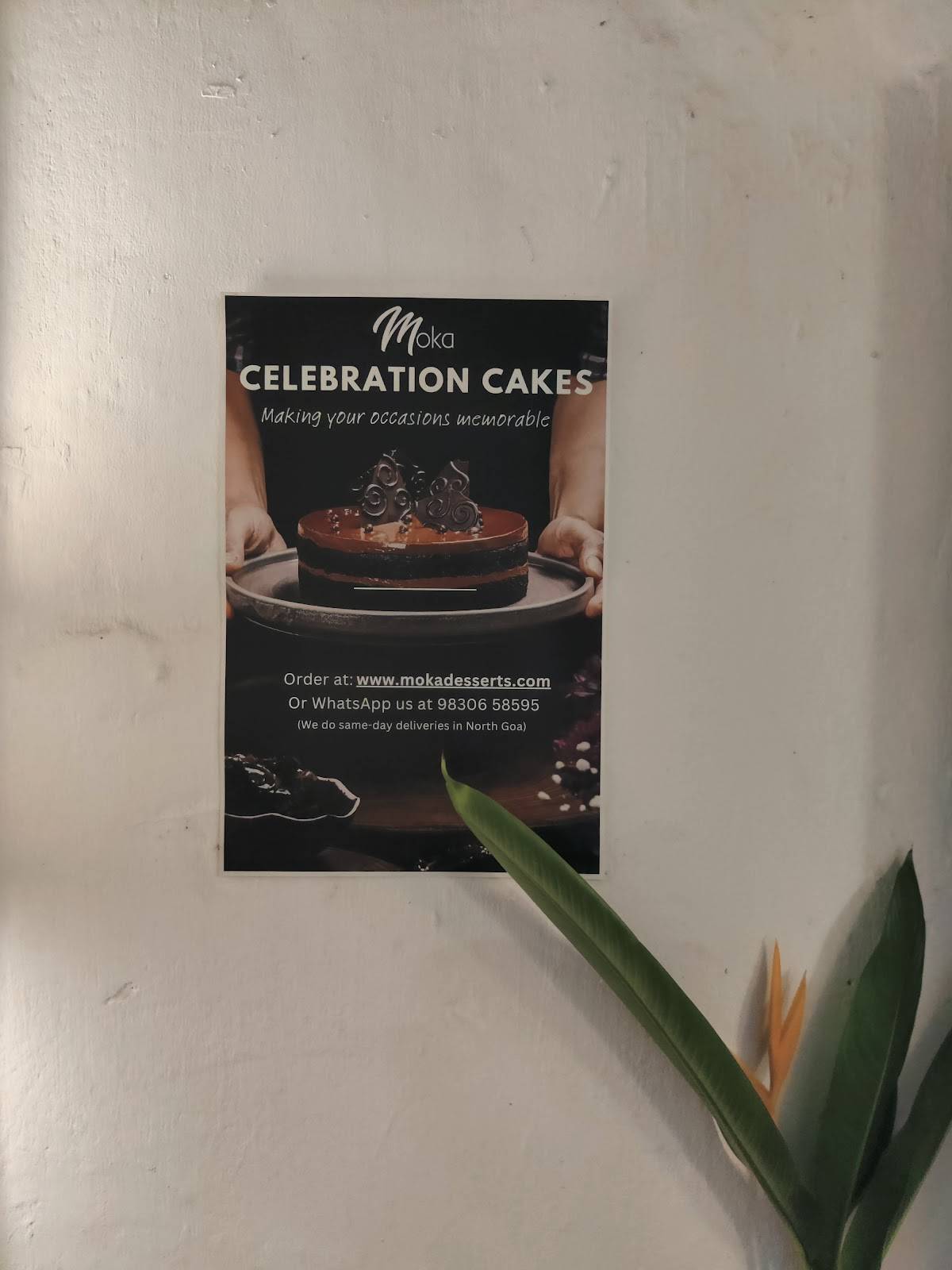 MOKA Dessert and Coffee Bar menu