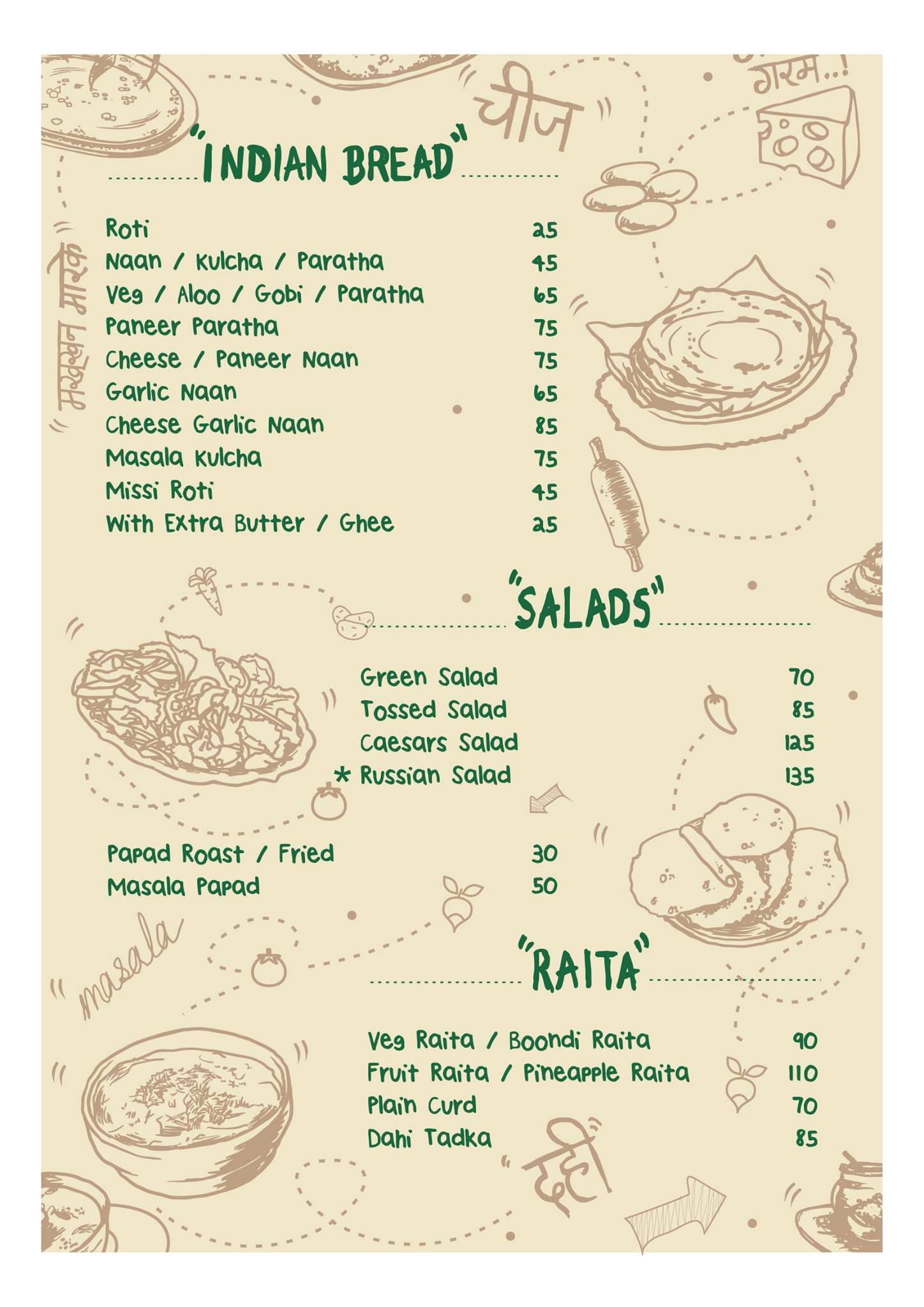 Nandan Pure Veg Restaurant menu