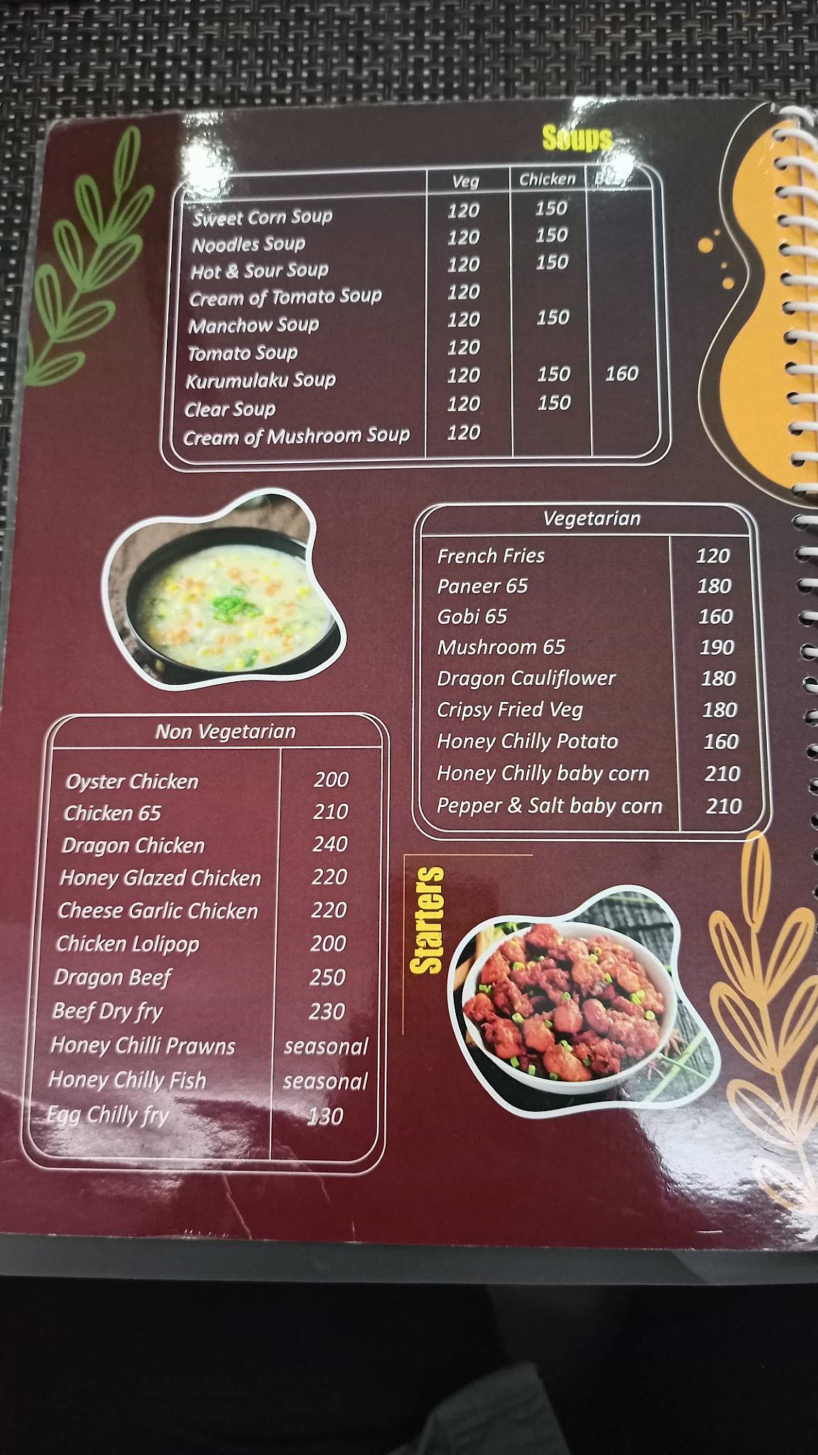 Ojeen- The Taste of Malabar menu