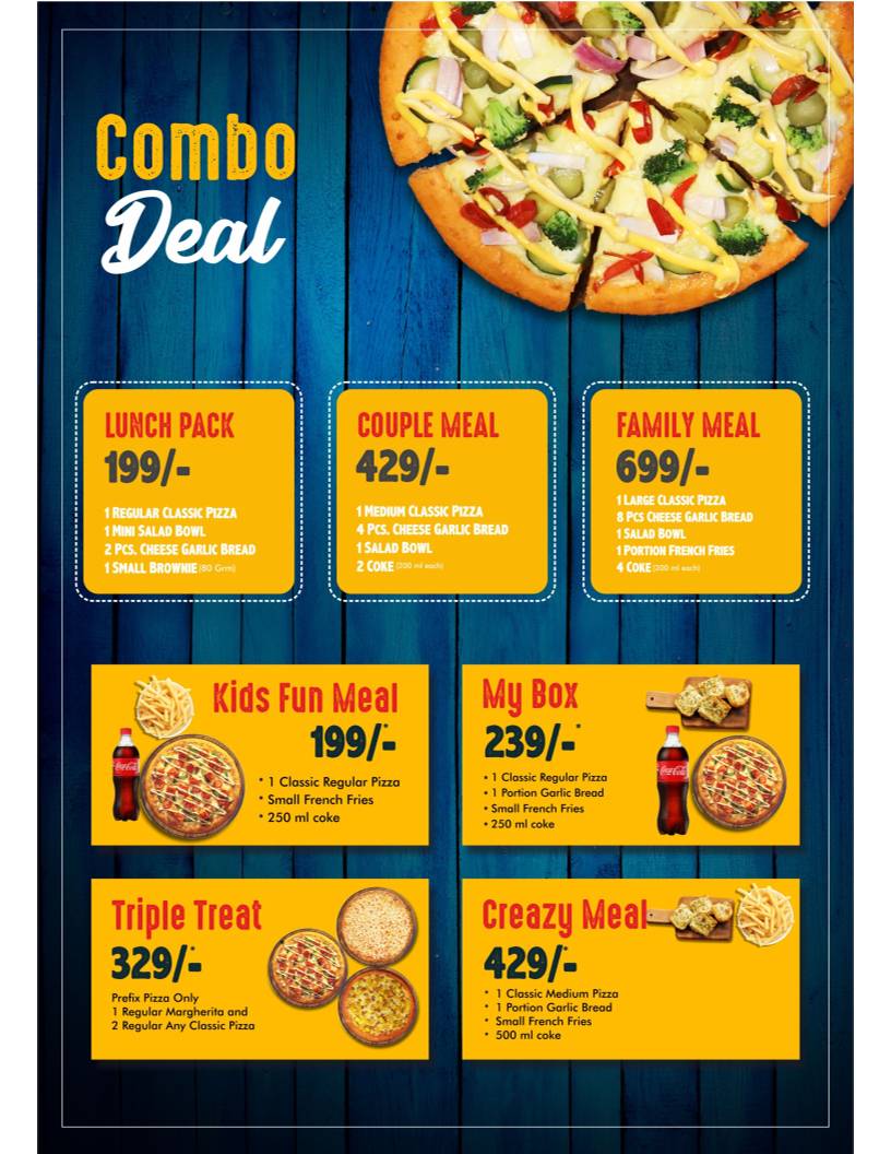 Papa Louie's Pizza Maninagar menu