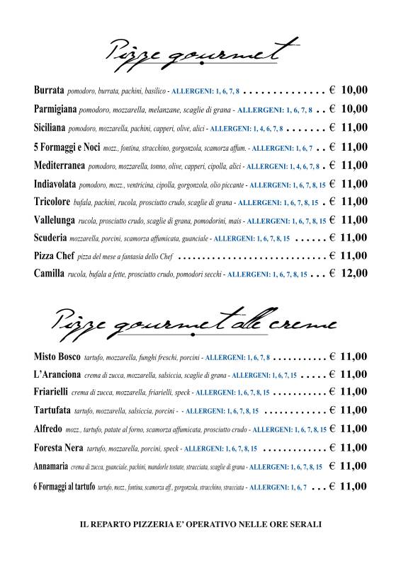 Menu di PiPè 