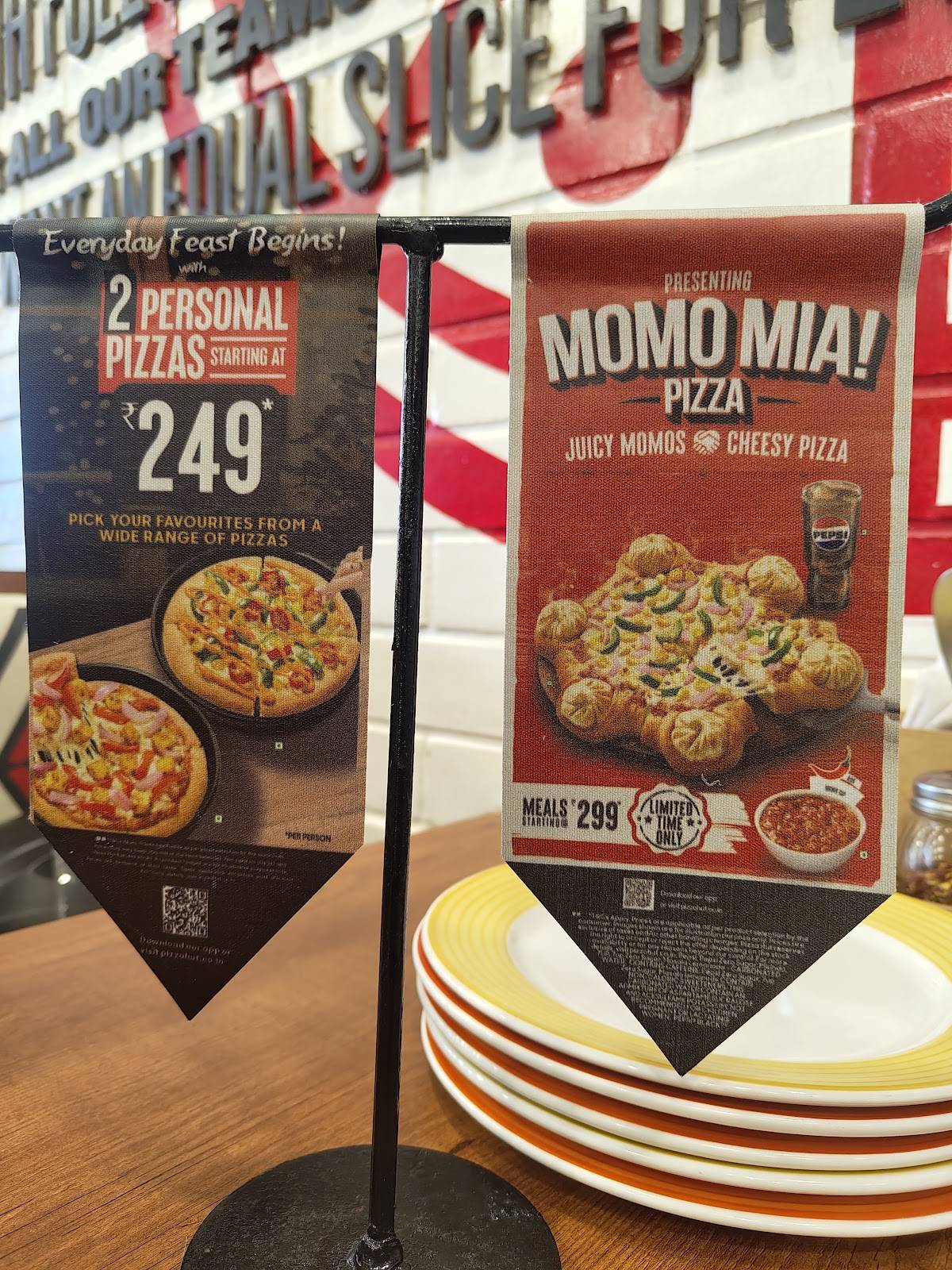Pizza Hut menu