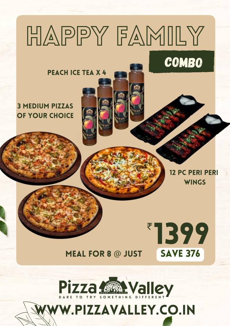 Pizza Valley menu