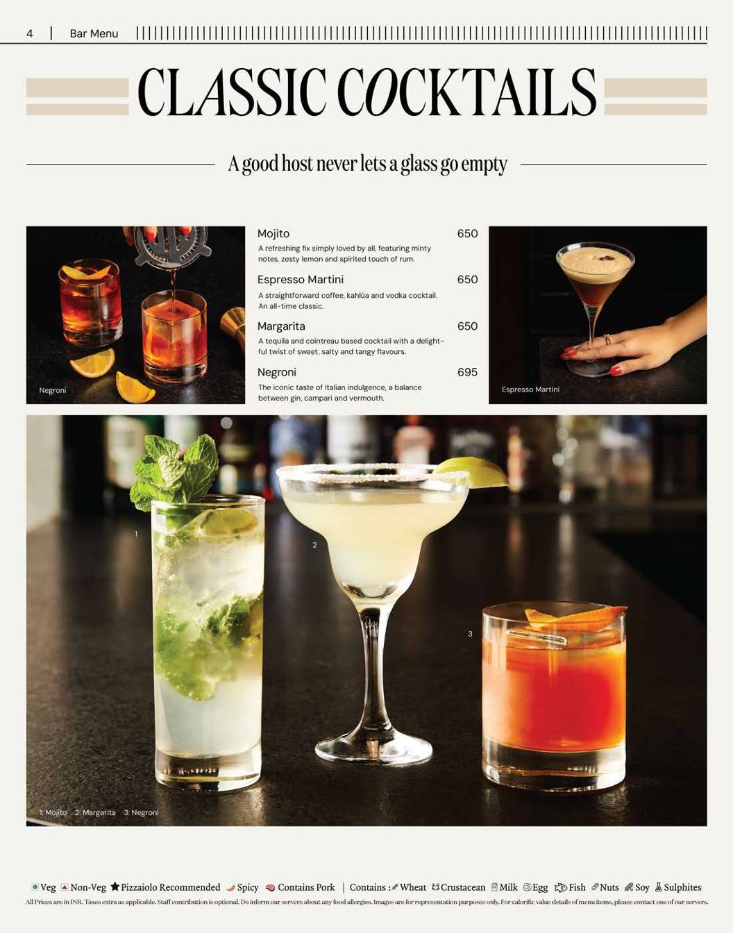 PizzaExpress menu