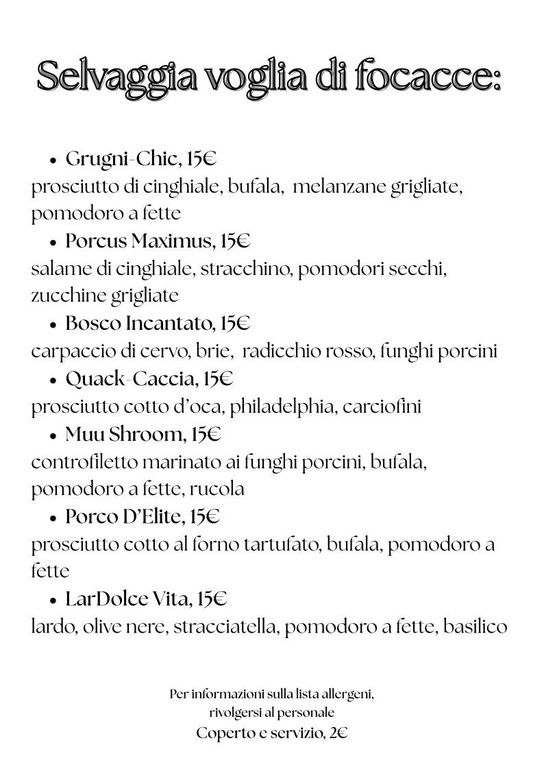 Menu di Pizzeria Ristorante l'Angela 