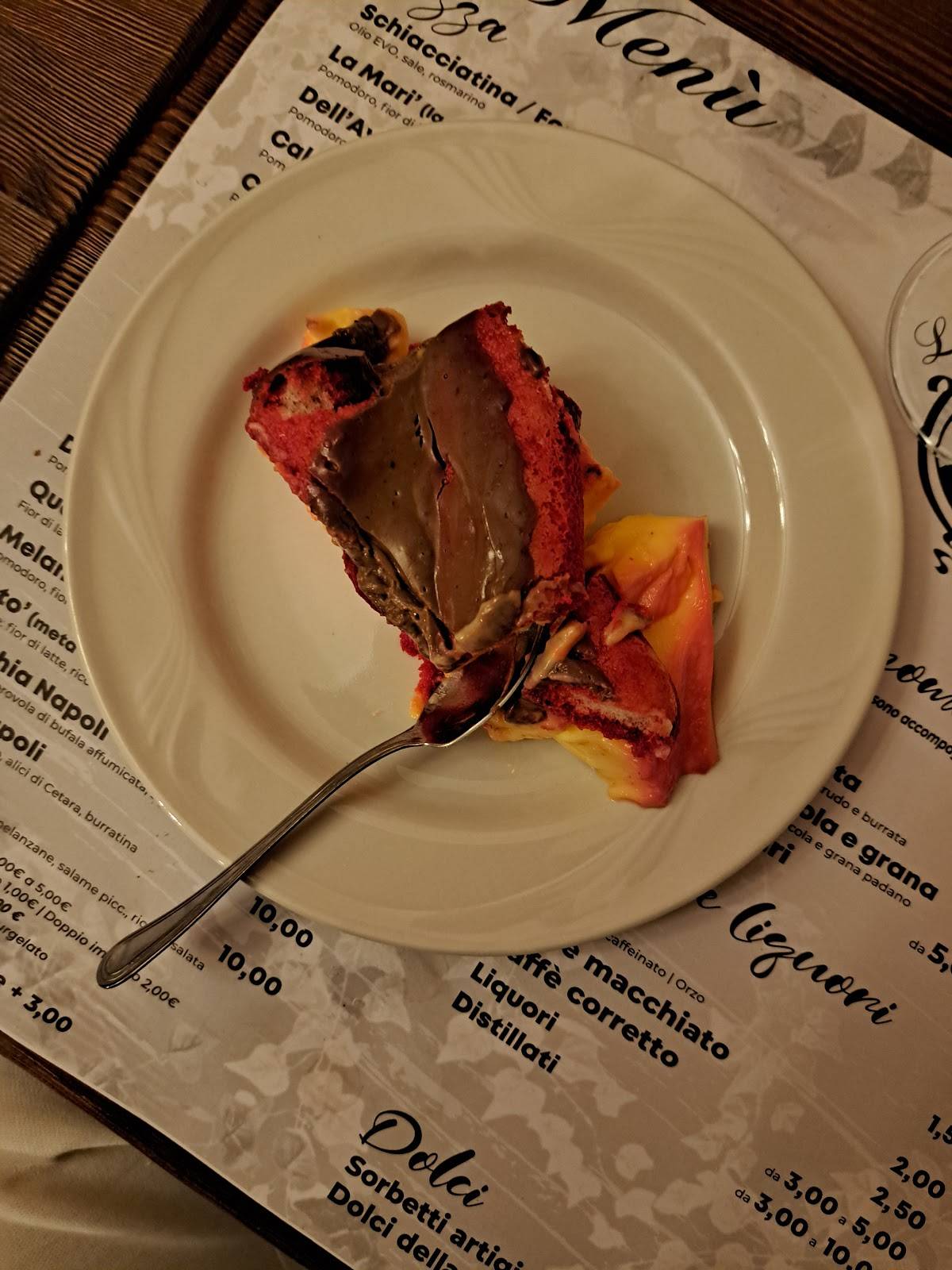 Menu di La Marì d'Otello 