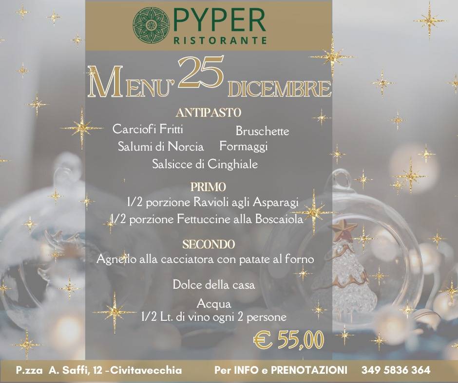 Menu di Pyper 