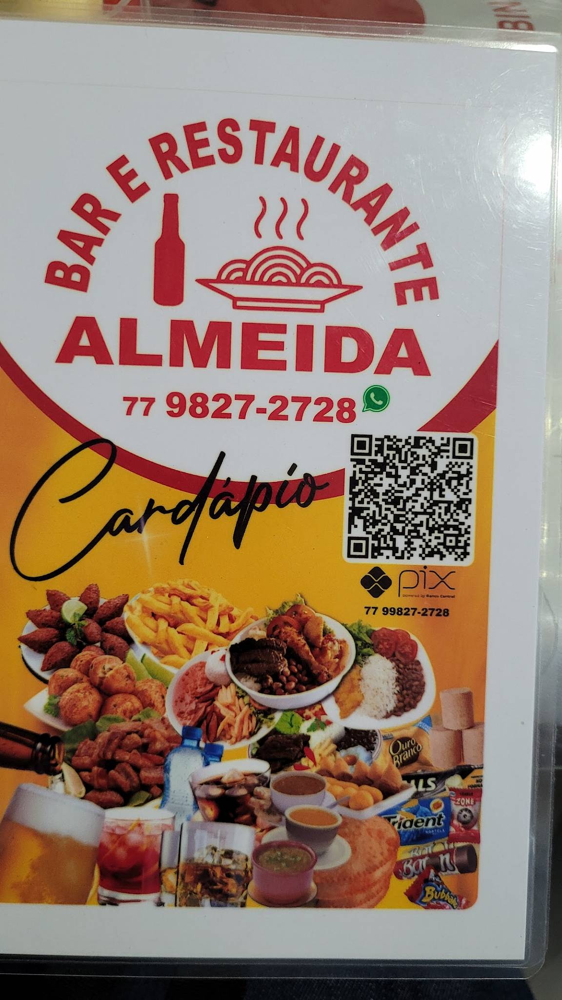 Restaurante Almeida cardápio