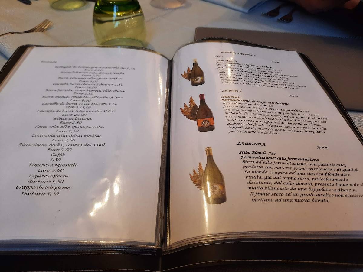 Menu di Pizzeria Griglieria Il Glicine 