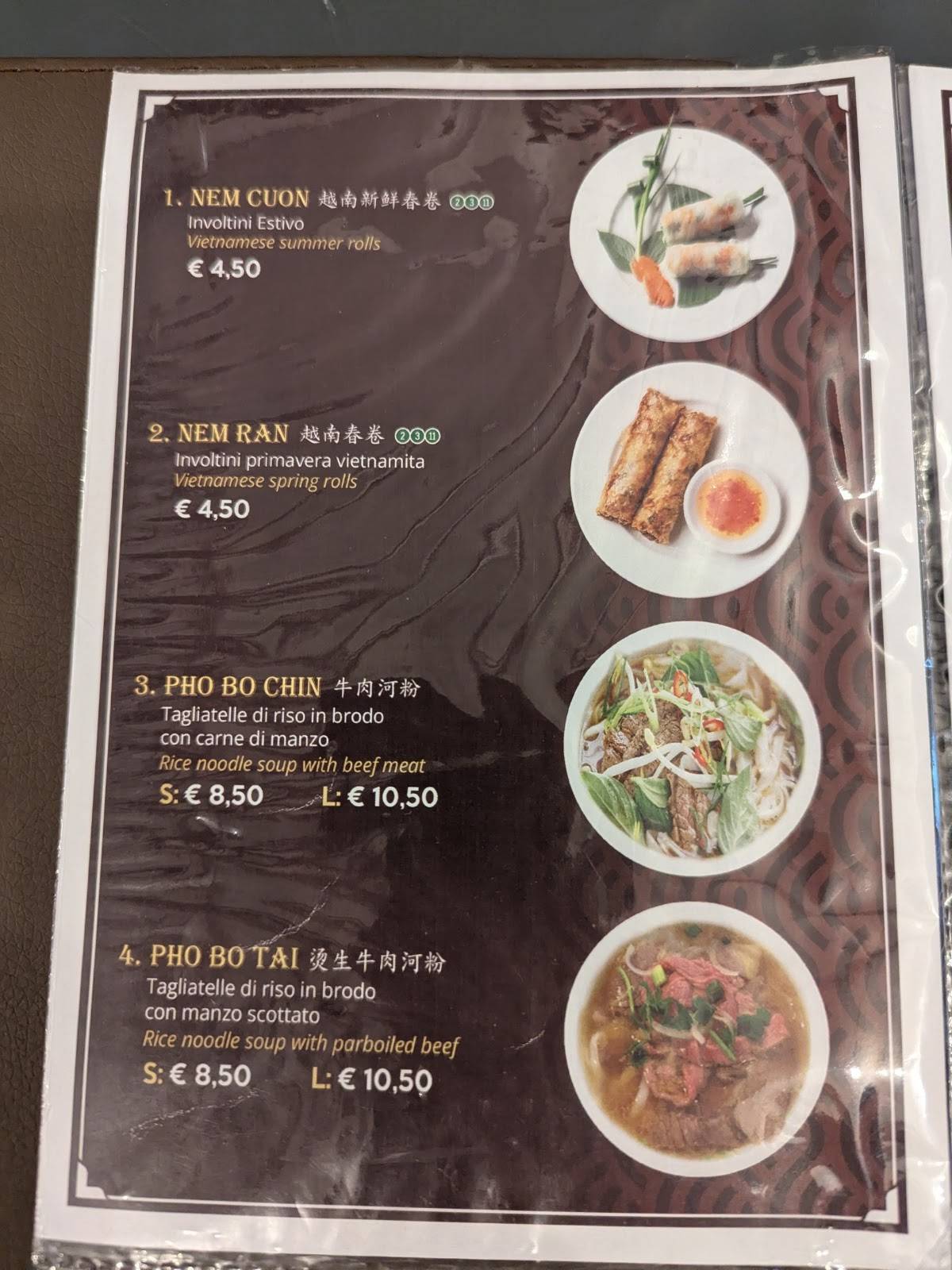 Menu di Ristorante Phở 1 