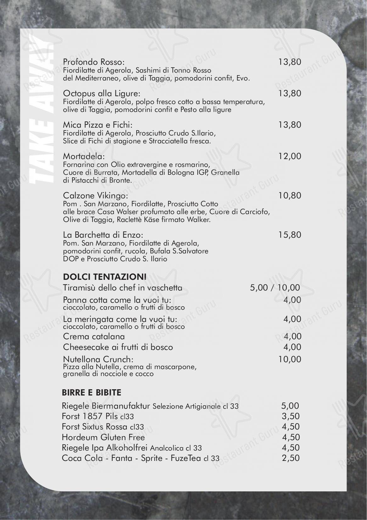 Ristorante Vikingo in Domodossola - Dinner Menu