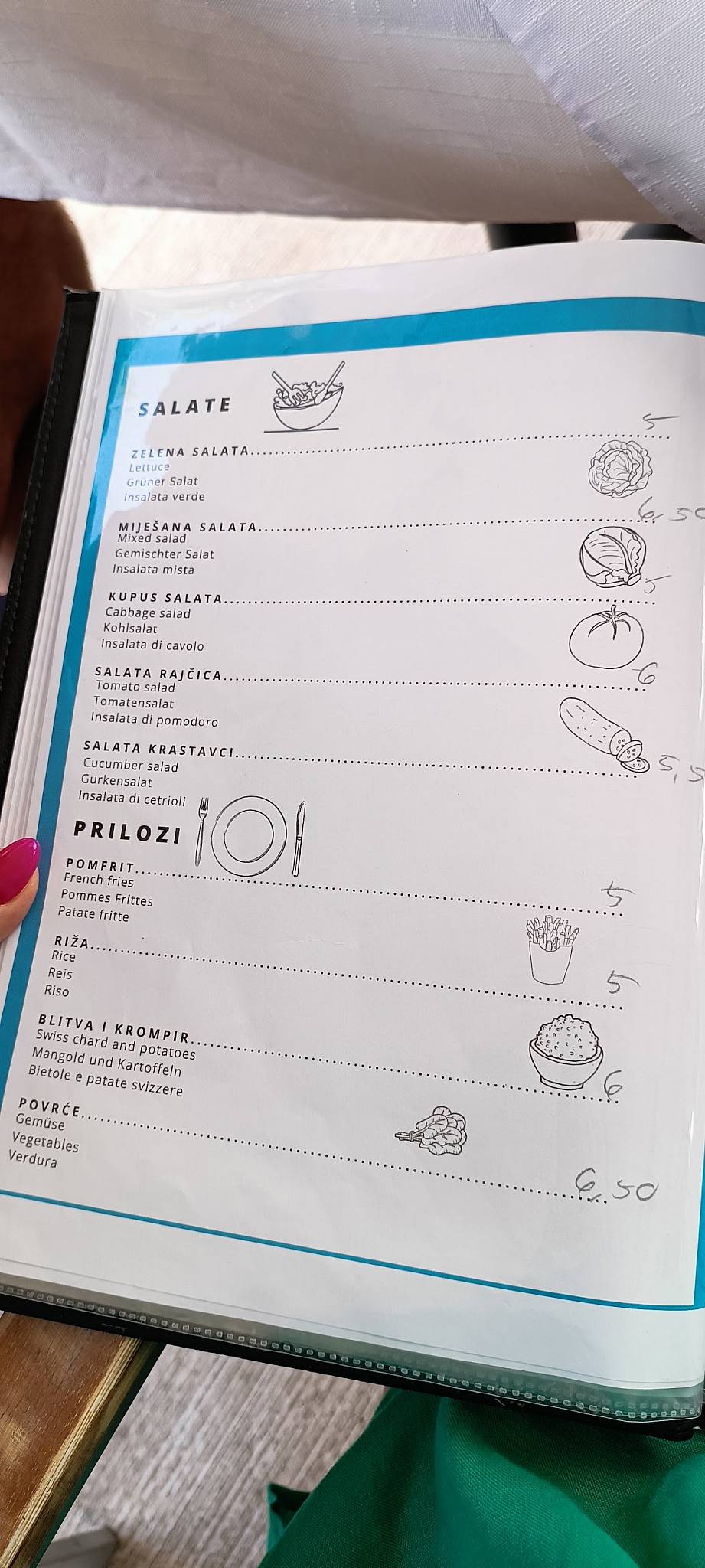 Menu di Rosos 
