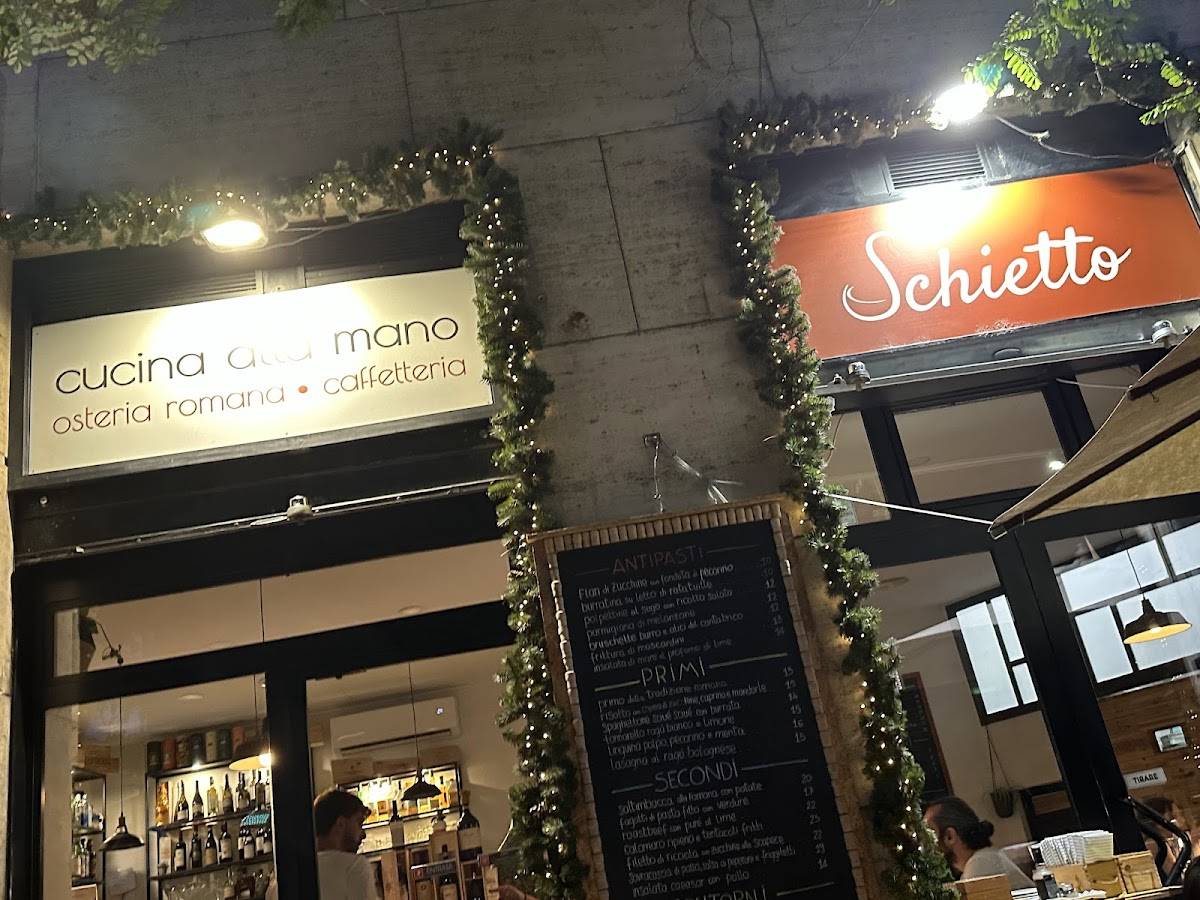 Menu di Schietto cucina alla mano 