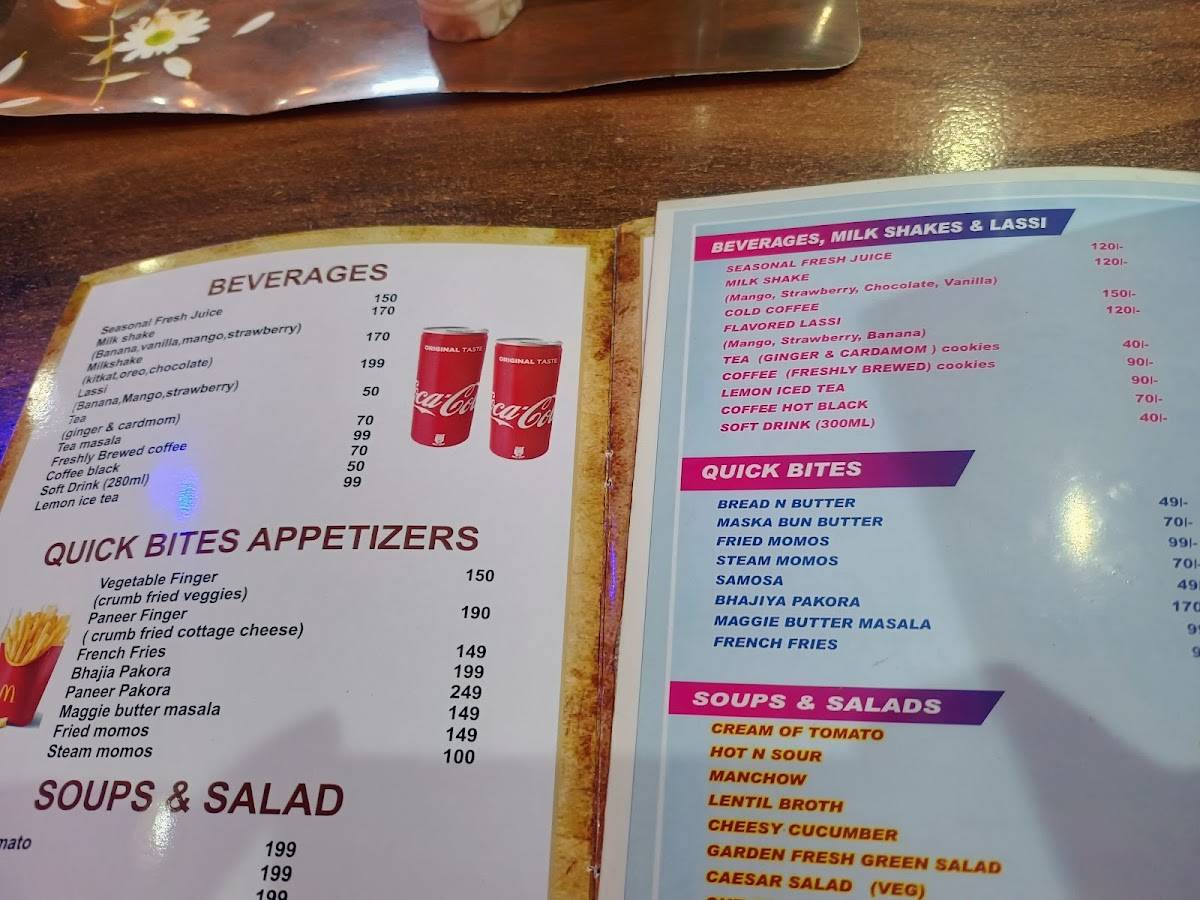 THE ROYAL NONO'S menu