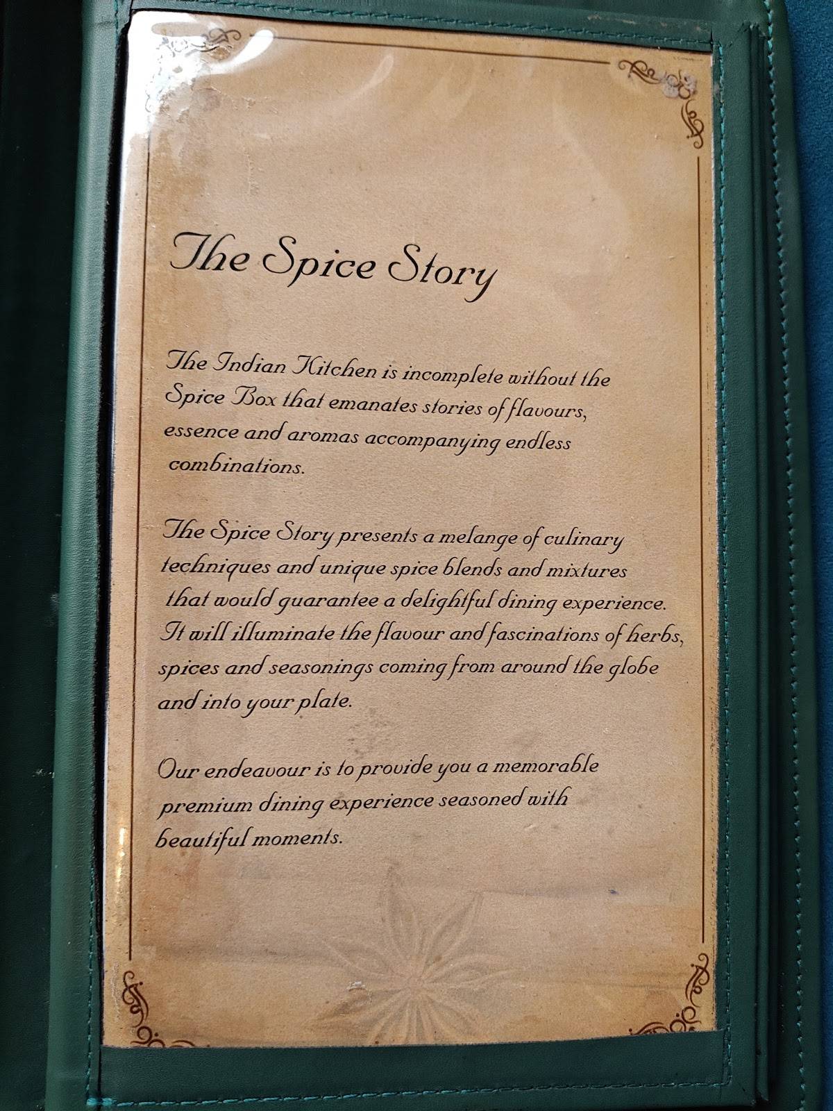 THE SPICE STORY Best Vegetarian Family Restuarant In Ratanada Rooftop Bar & Cafe In Jodhpur menu