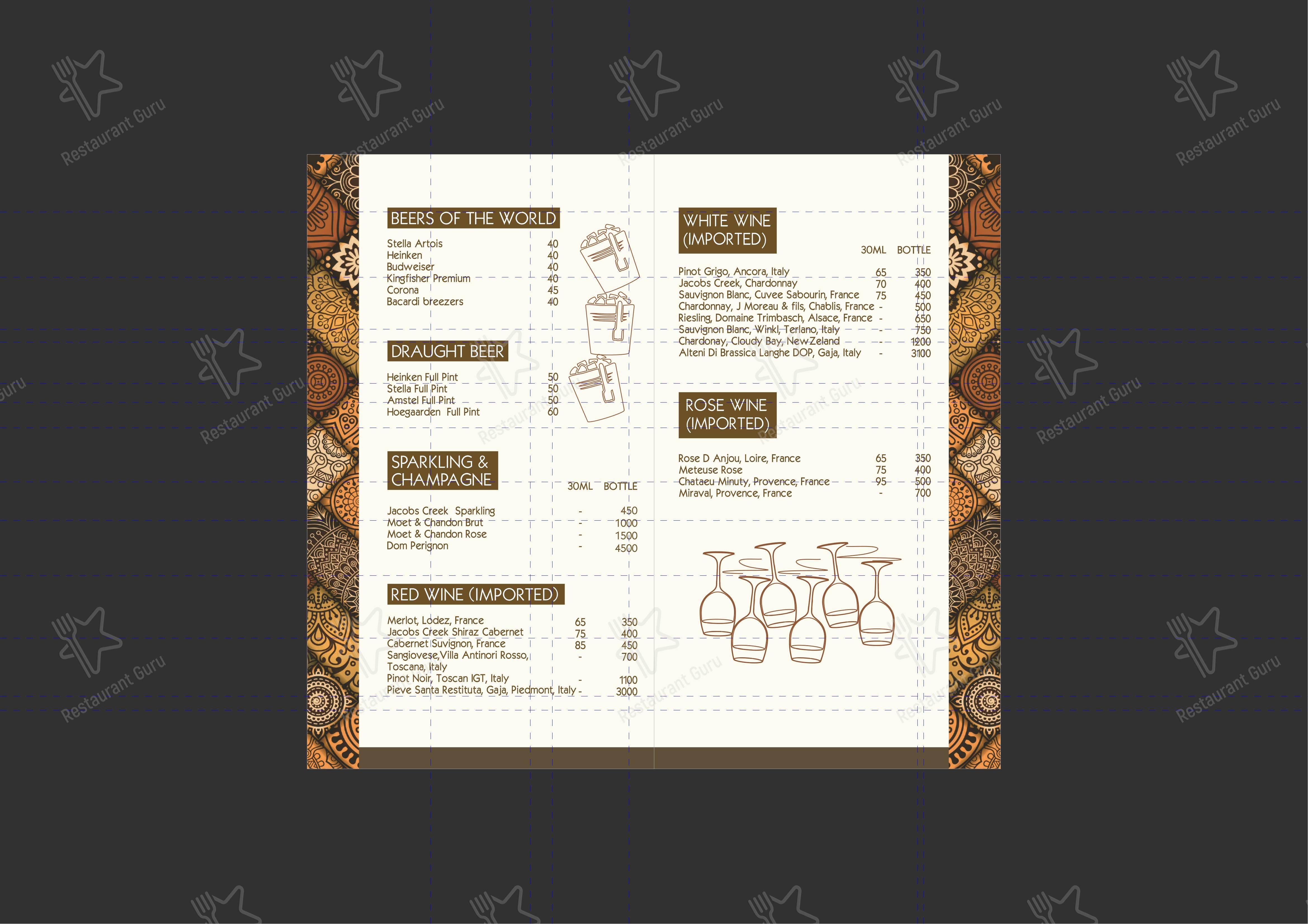 Tanatan Juhu - Kitchen & Bar - Основное меню
