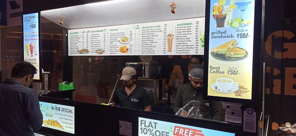 The Slice Planet menu