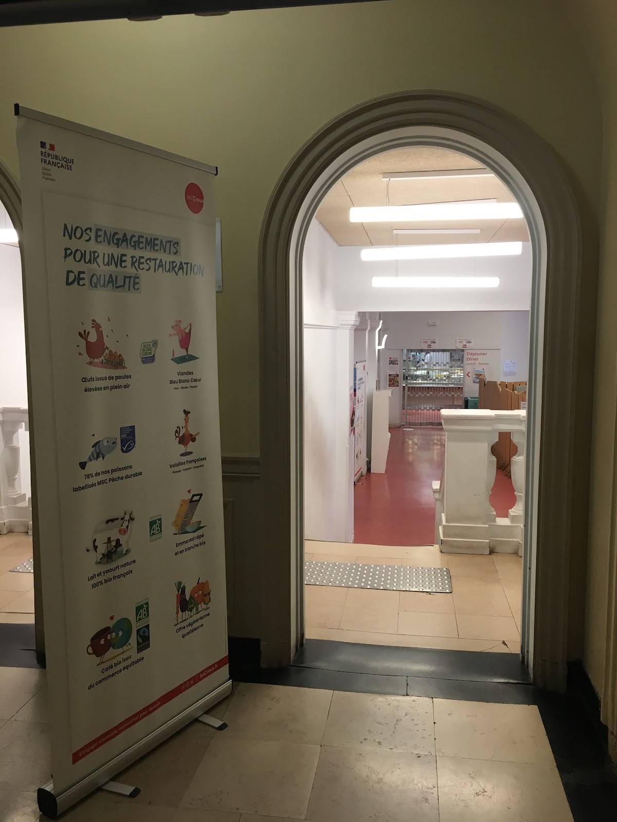 Menu de Restaurant Universitaire CIUP - CROUS