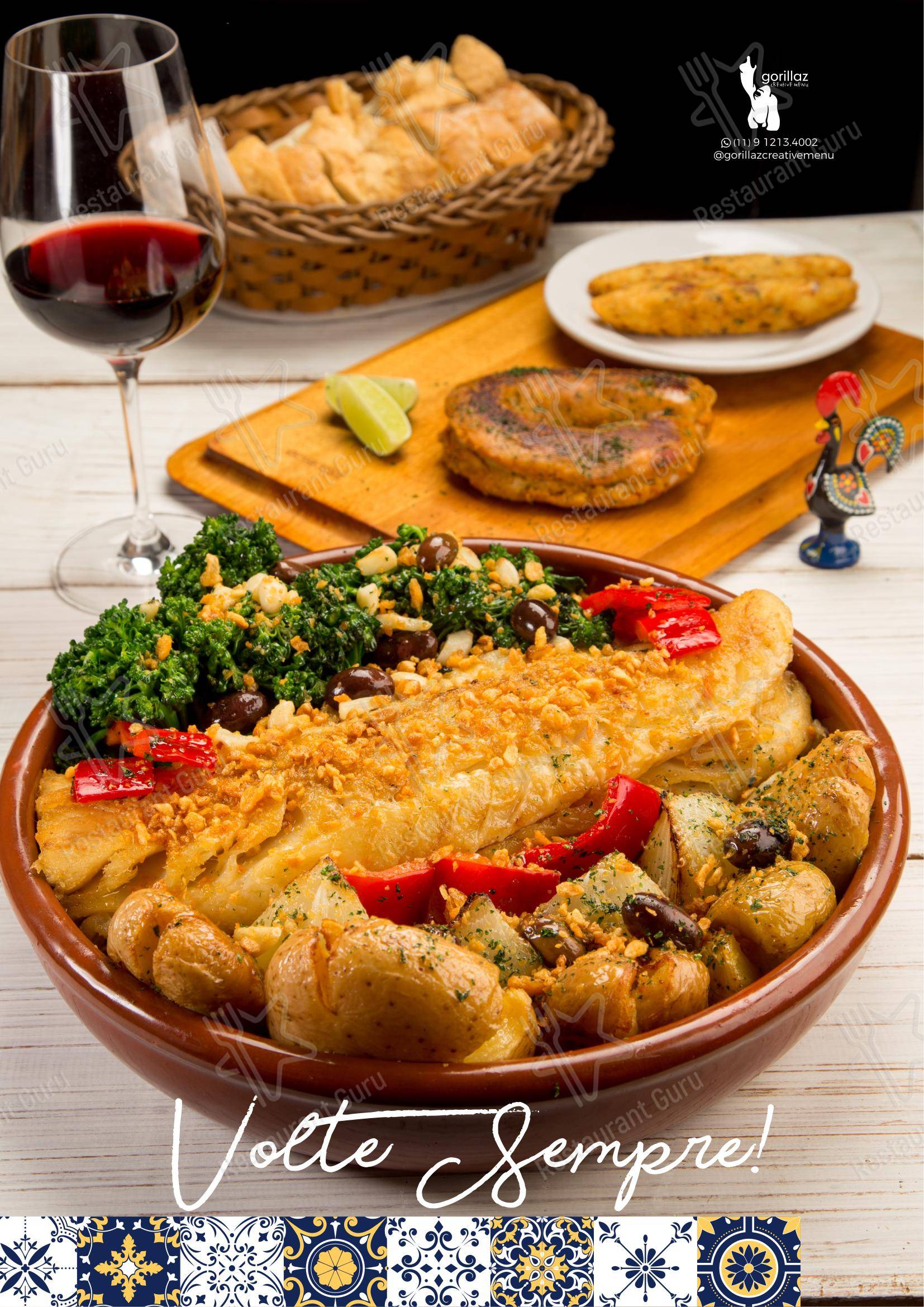 Restaurante Bacalhau, Vinho e Cia - Menu bar