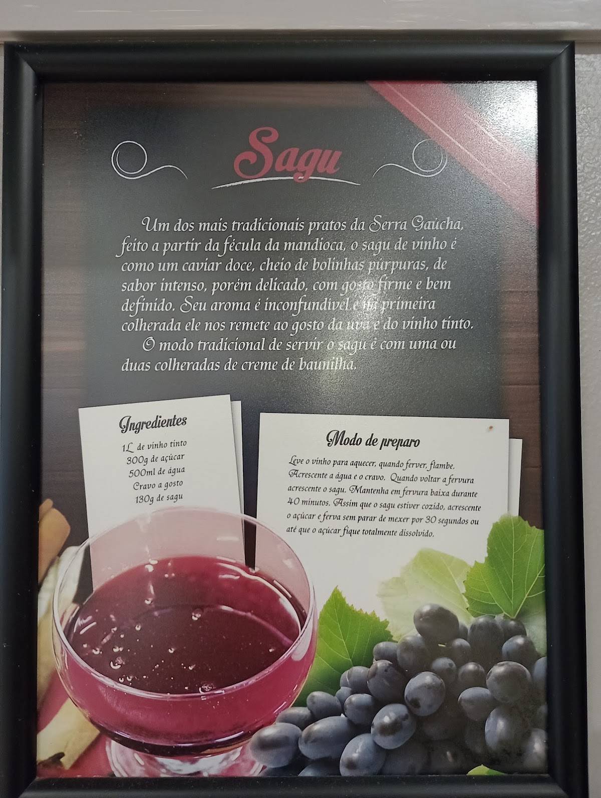 Restaurante Botafogo cardápio