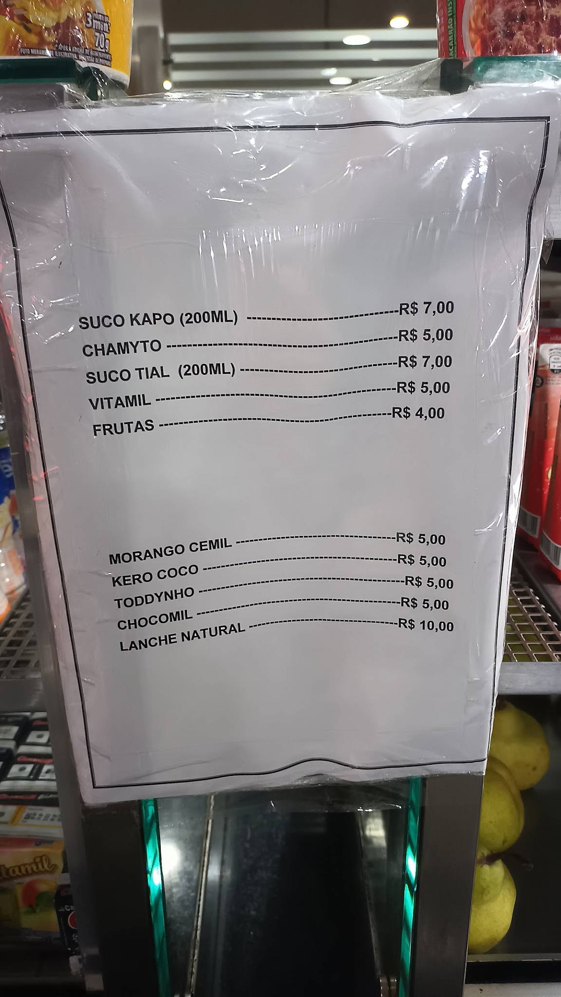 Restaurante Cerradão cardápio