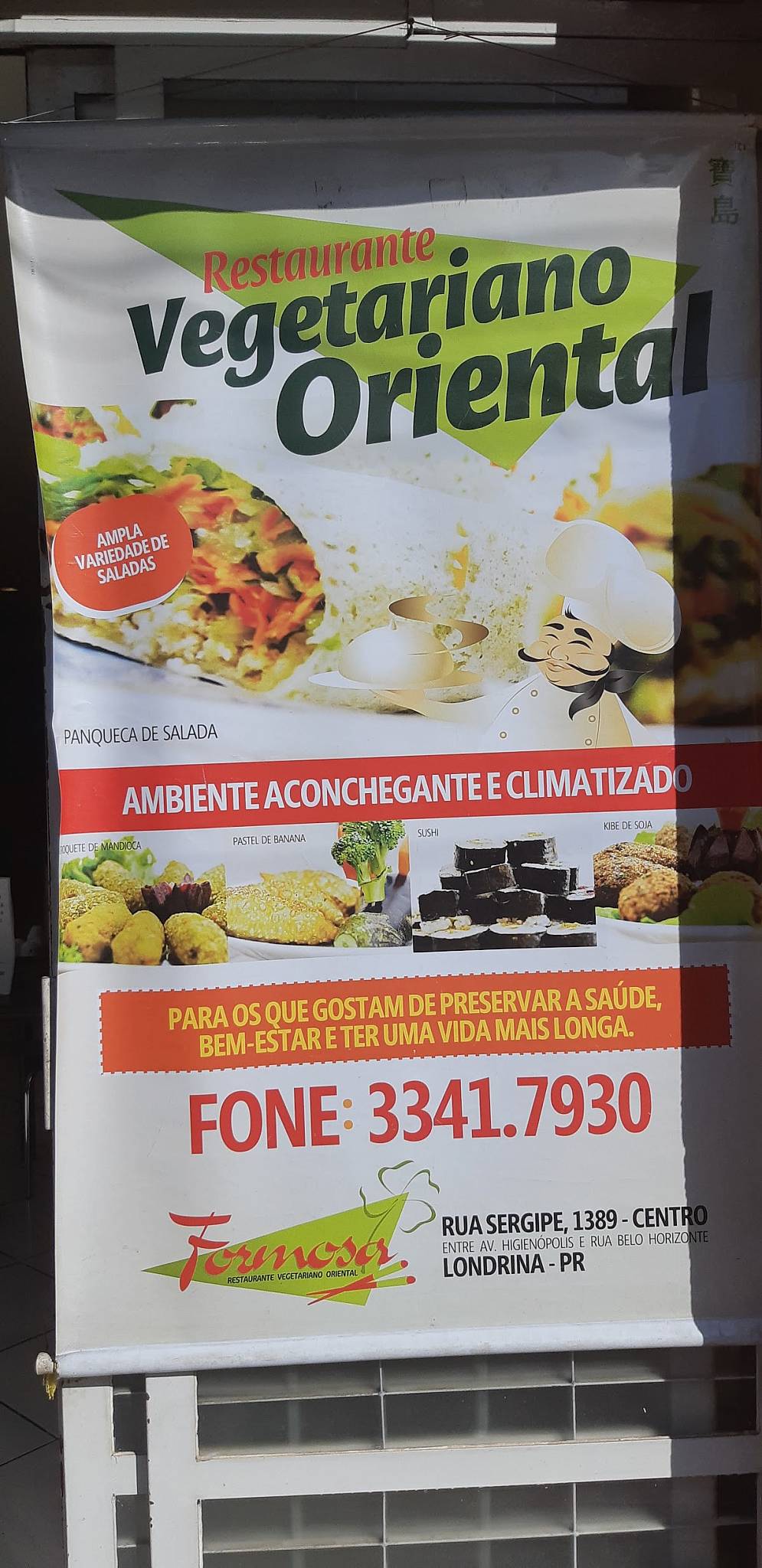 Restaurante Formosa cardápio