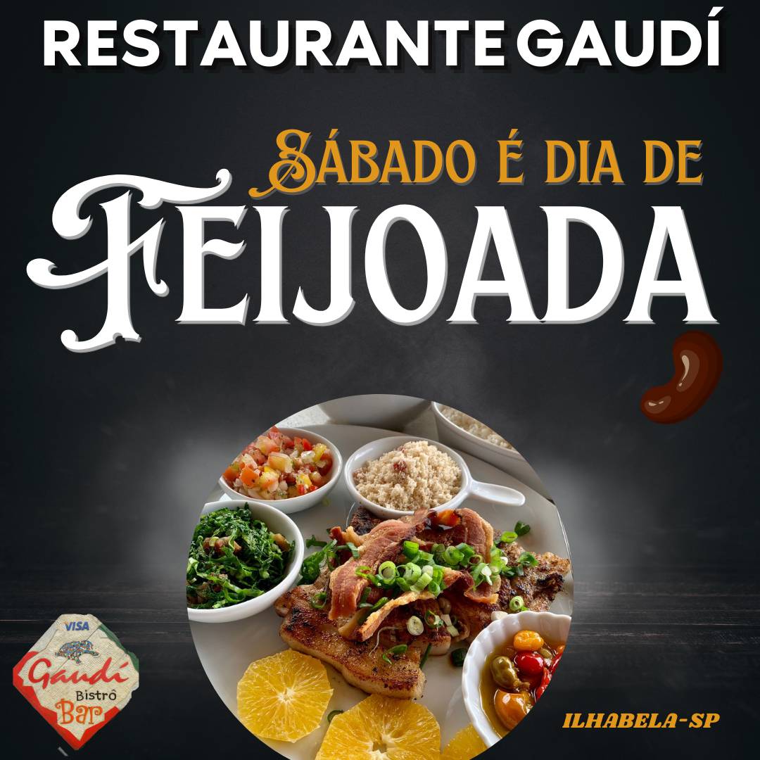 Restaurante Gaudí em Ilhabela SP Frutos do Mar cardápio