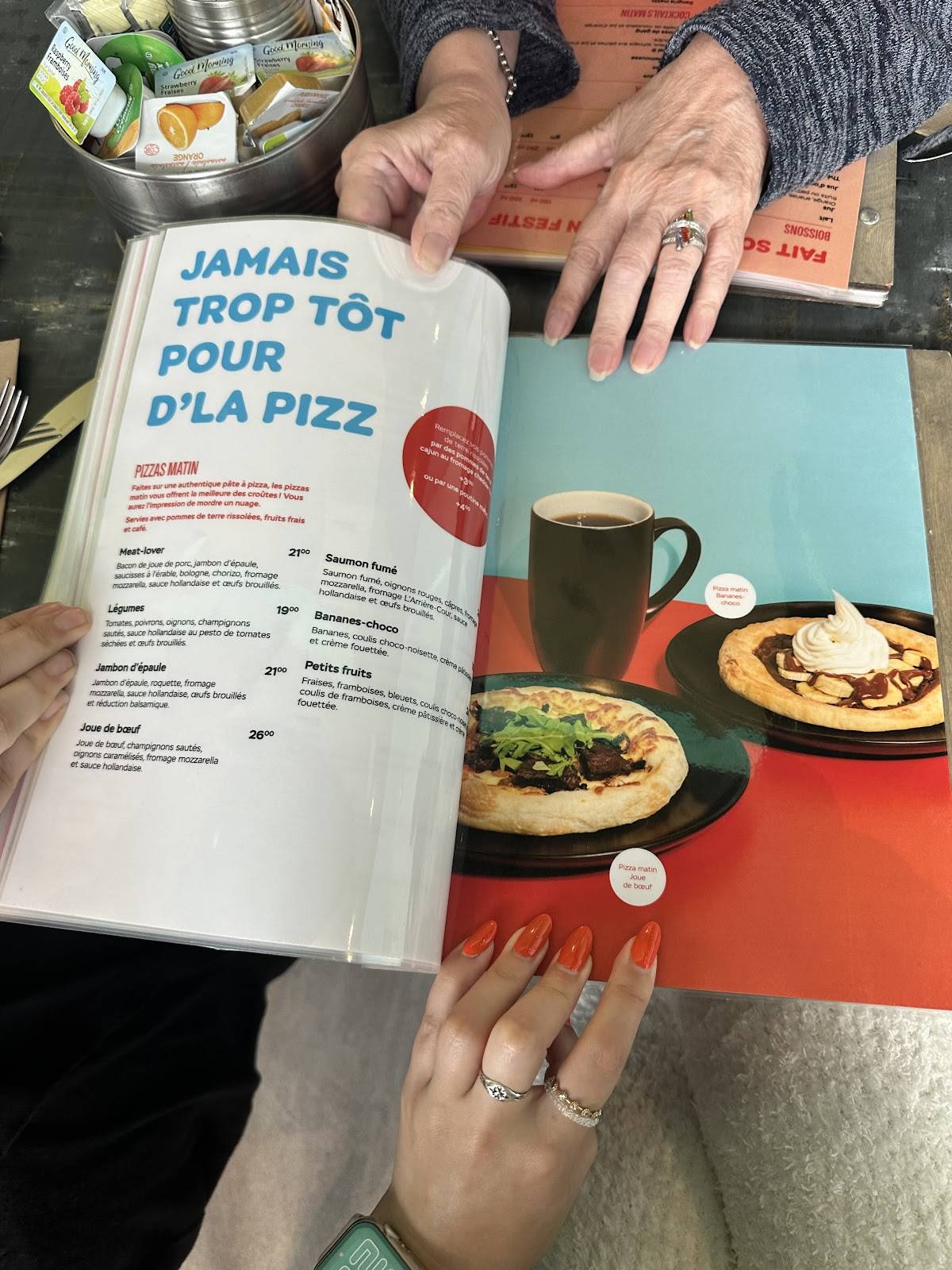 Menu de 9 resto déjeuner